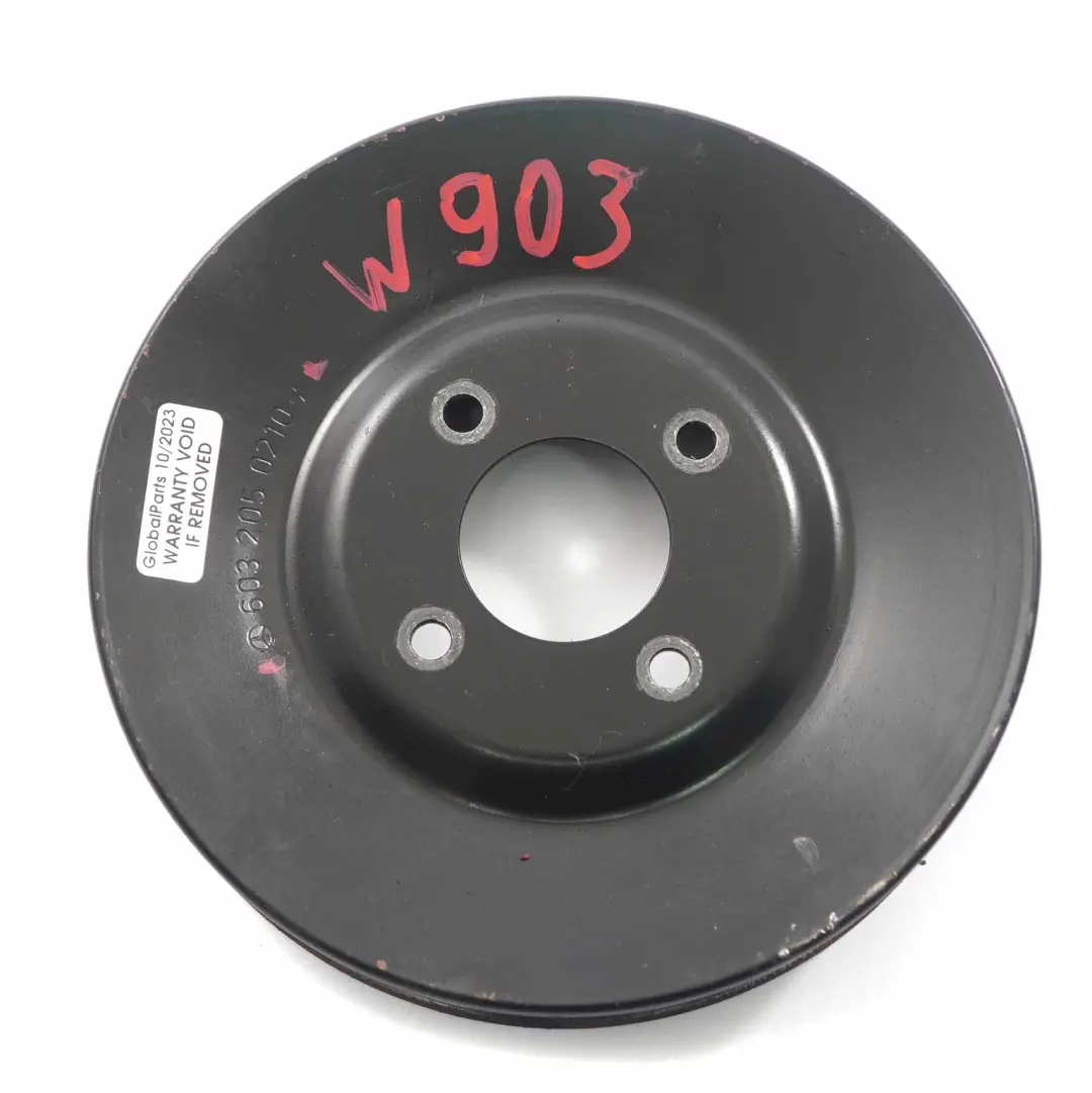 Mercedes Sprinter W903 Polea de la bomba de agua del motor - SKU A6032050210 - Número de pieza A6032050210