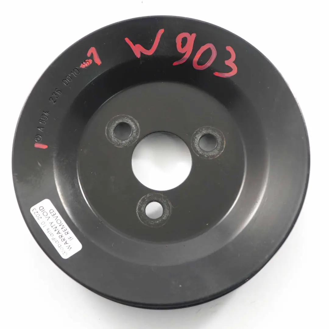 W903 Power Steering Pump Pulley Wheel to Mercedes Sprinter with Part number A6042360010 Mercedes Sprinter W903 Power Steering Pump Pulley Wheel - SKU A6042360010-1 - Part number A6042360010