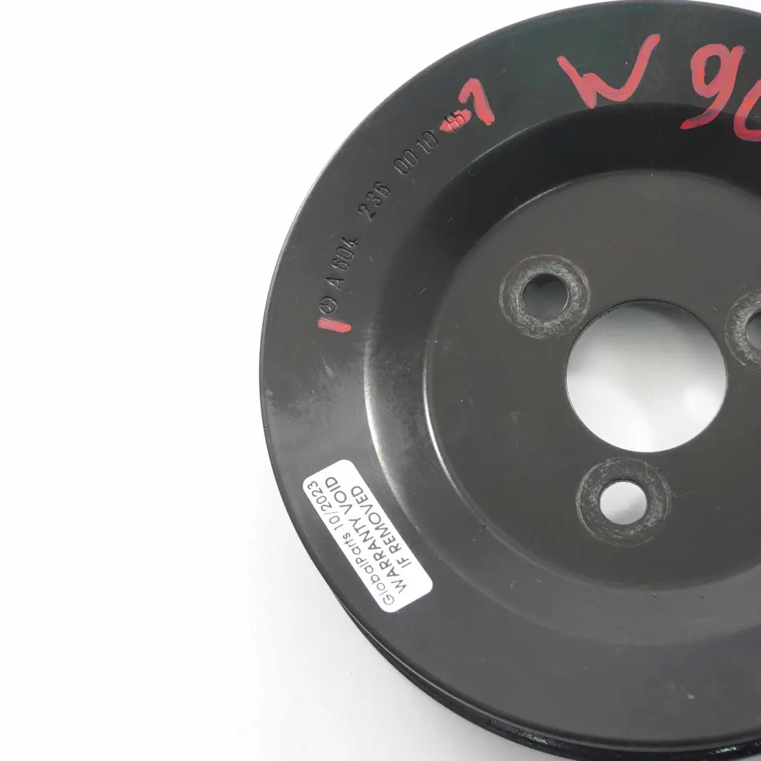 W903 Polea de la bomba dirección asistida Rueda para Mercedes Sprinter con número de pieza A6042360010 Mercedes Sprinter W903 Polea de la bomba dirección asistida Rueda - SKU A6042360010-1 - Número de pieza A6042360010