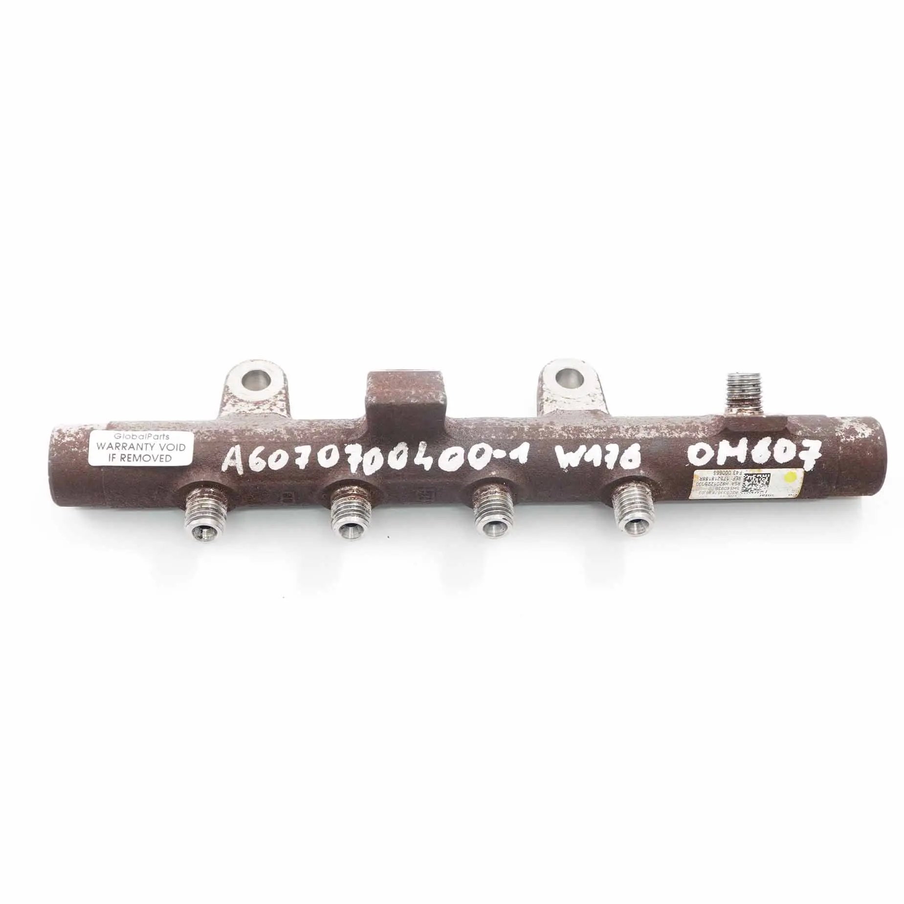 Mercedes W176 W246 OM607 Rail Combustible Alta Presión Inyección H8201225030