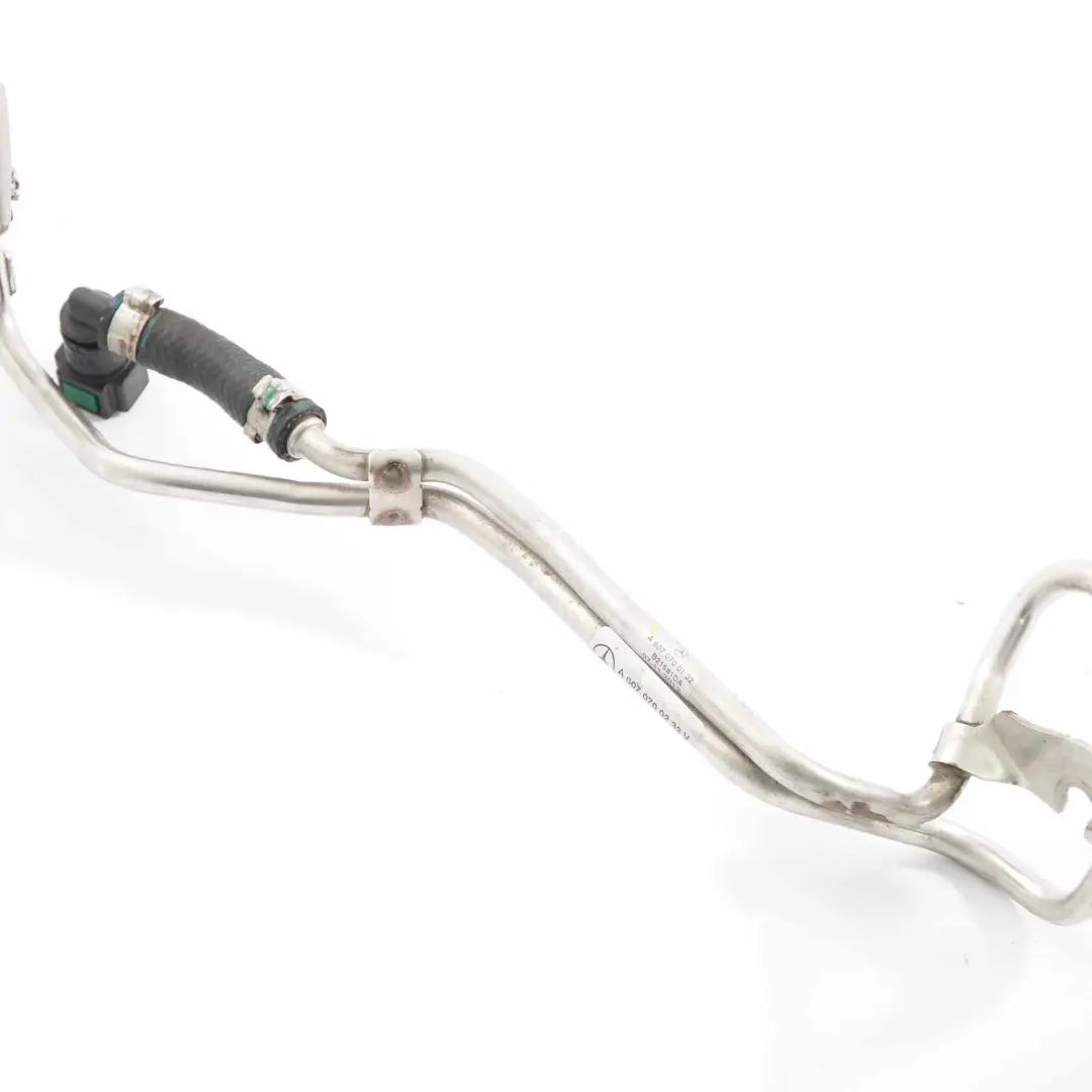 iniezione carburante Mercedes W176 OM607 Pressione tubo guida per Linea con numero di parte A6070701332 Linea iniezione carburante Mercedes W176 OM607 Pressione tubo guida - SKU A6070701332-1 - Numero di parte A6070701332