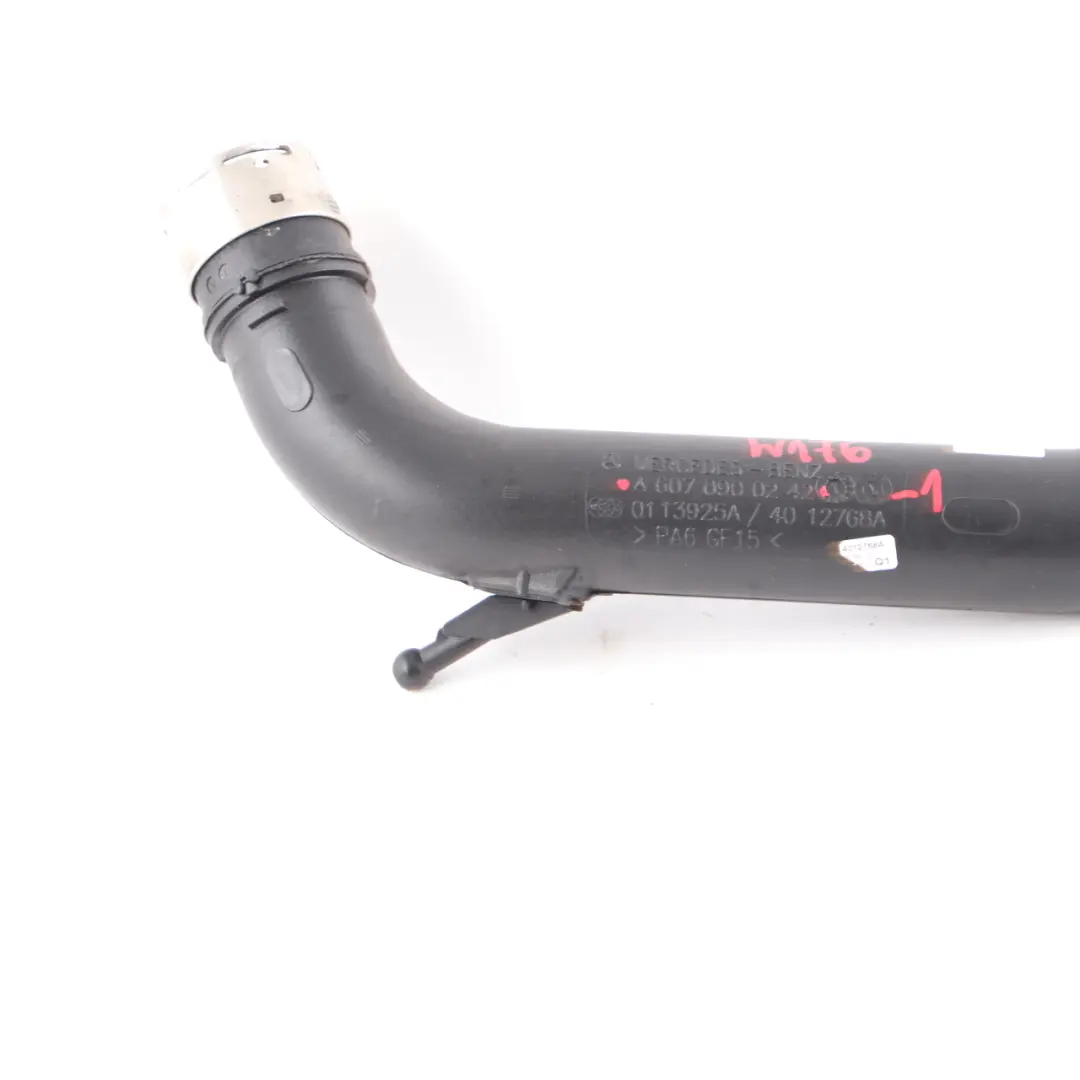 Mercedes W176 W246 OM607 Intercooler Left N/S Air Charge Hose Pipe - SKU A6070900242-1 - Part number A6070900242
