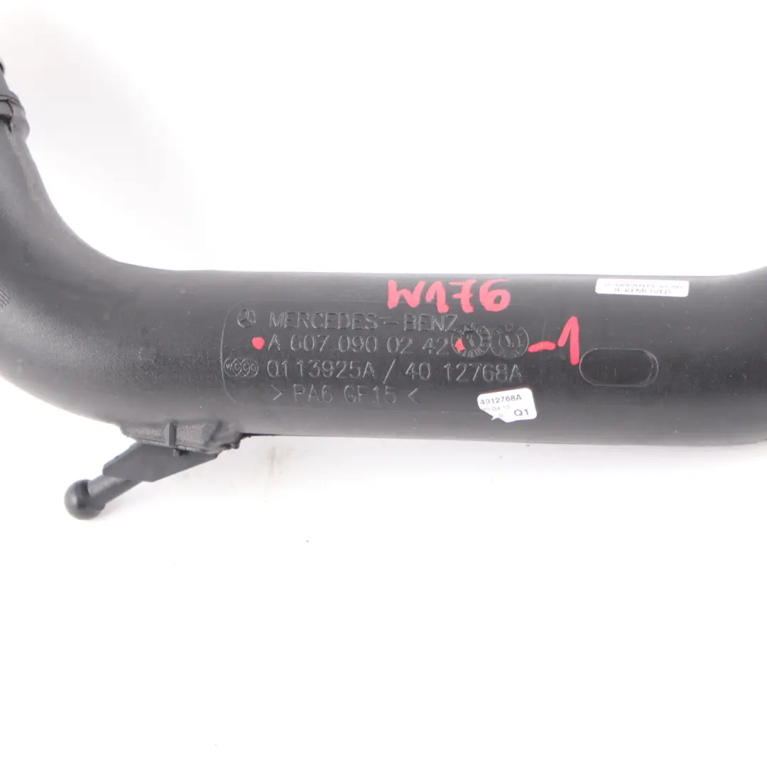 OM607 Intercooler Left N/S Air Charge Hose Pipe to Mercedes W176 W246 with Part number A6070900242 Mercedes W176 W246 OM607 Intercooler Left N/S Air Charge Hose Pipe - SKU A6070900242-1 - Part number A6070900242