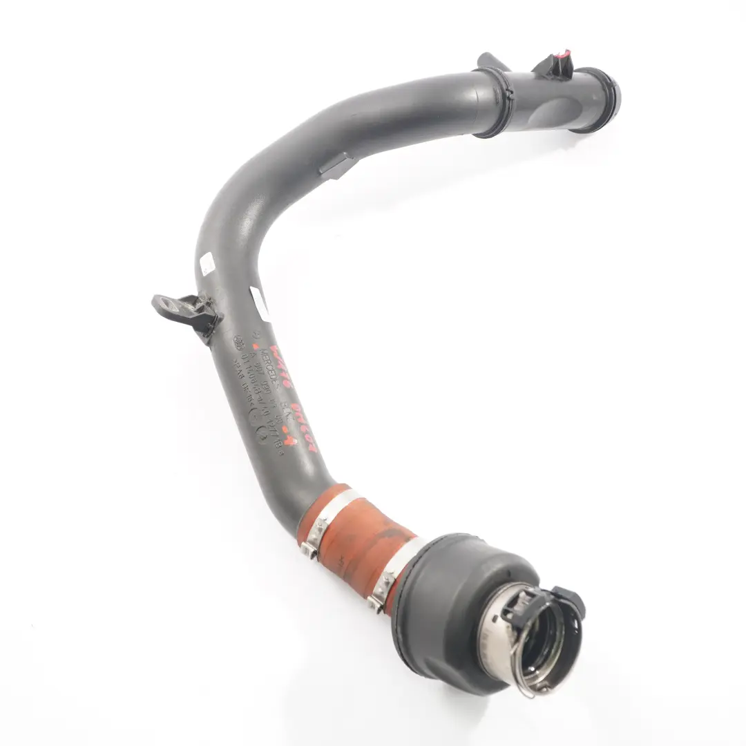 Mercedes W176 W246 OM607 Intercooler Right O/S Air Charge Hose Pipe - SKU A6070900300-1 - Part number A6070900300