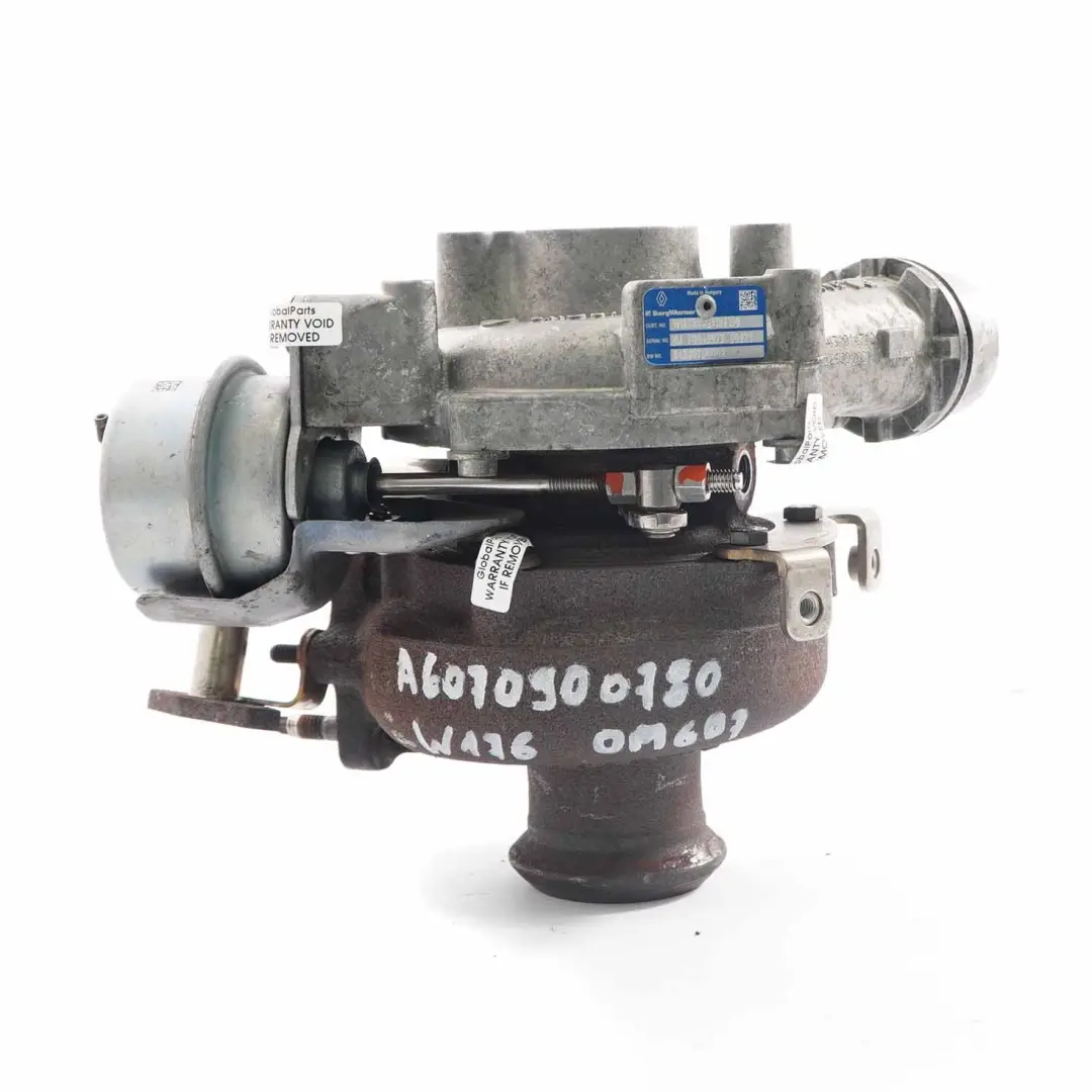  Turbocompresor Mercedes W176 W246 OM607 Turbocompresor Completo - SKU A6070900780 - Número de pieza A6070900780