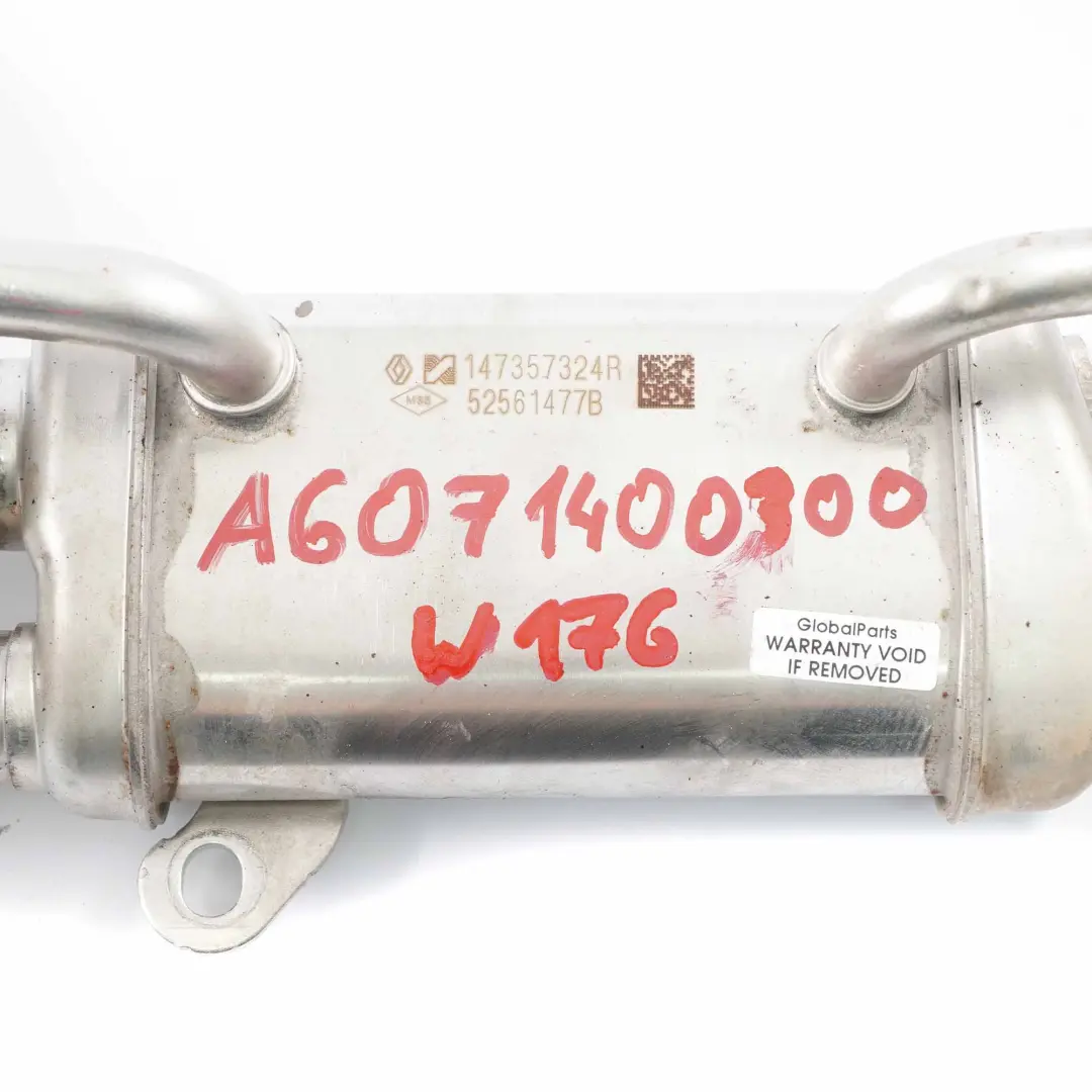 AGR Abgaskühler Mercedes W176 W246 Wärmetauscher OM607 Diesel 147357324R für mit Teilenummer A6071400300 AGR Abgaskühler Mercedes W176 W246 Wärmetauscher OM607 Diesel 147357324R - SKU A6071400300 - Teilenummer A6071400300