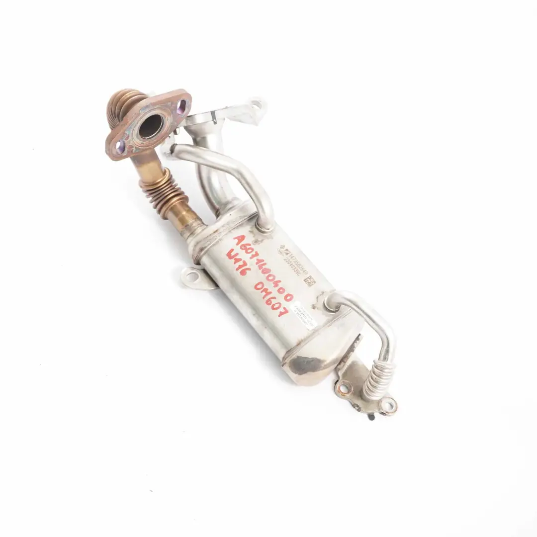 Exhaust Cooler Mercedes W176 W246 Heat Exchanger OM607 Diesel 147350364R to EGR with Part number A6071400400 EGR Exhaust Cooler Mercedes W176 W246 Heat Exchanger OM607 Diesel 147350364R - SKU A6071400400 - Part number A6071400400