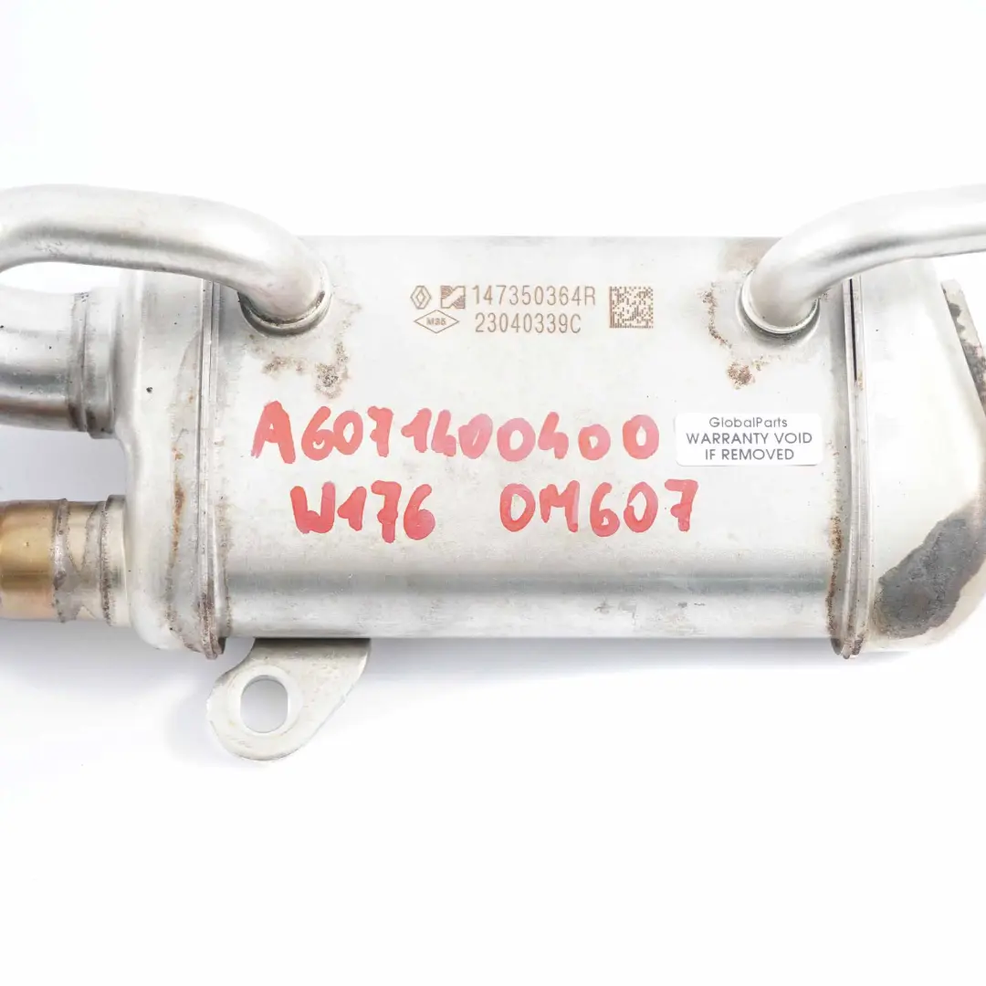  AGR-Abgaskühler Mercedes W176 W246 Wärmetauscher OM607 Diesel 147350364R - SKU A6071400400 - Teilenummer A6071400400