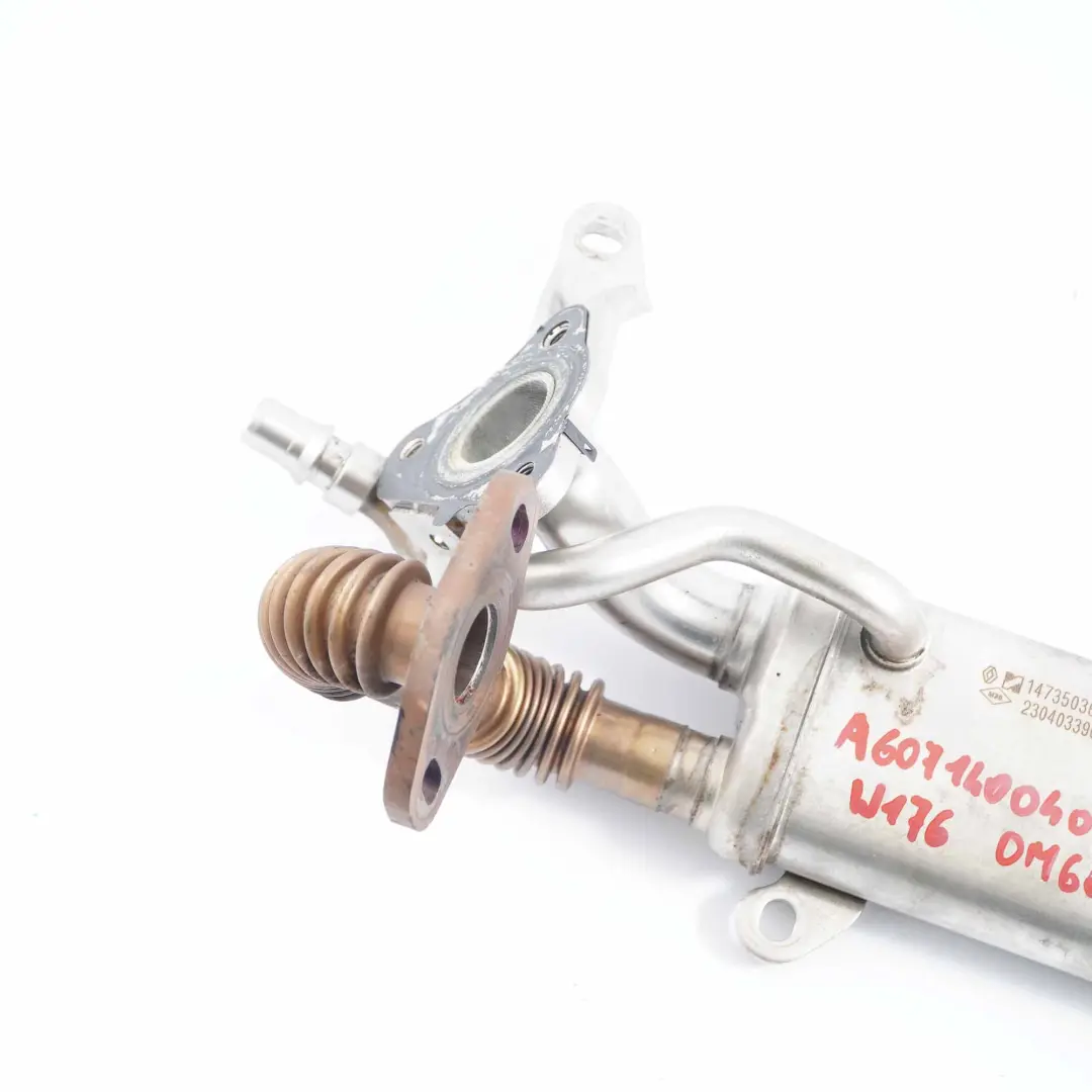 Refroidisseur d'échappement Mercedes W176 W246 Echangeur OM607 147350364R pour EGR à propos du numéro de pièce A6071400400 EGR Refroidisseur d'échappement Mercedes W176 W246 Echangeur OM607 147350364R - SKU A6071400400 - Numéro de pièce A6071400400
