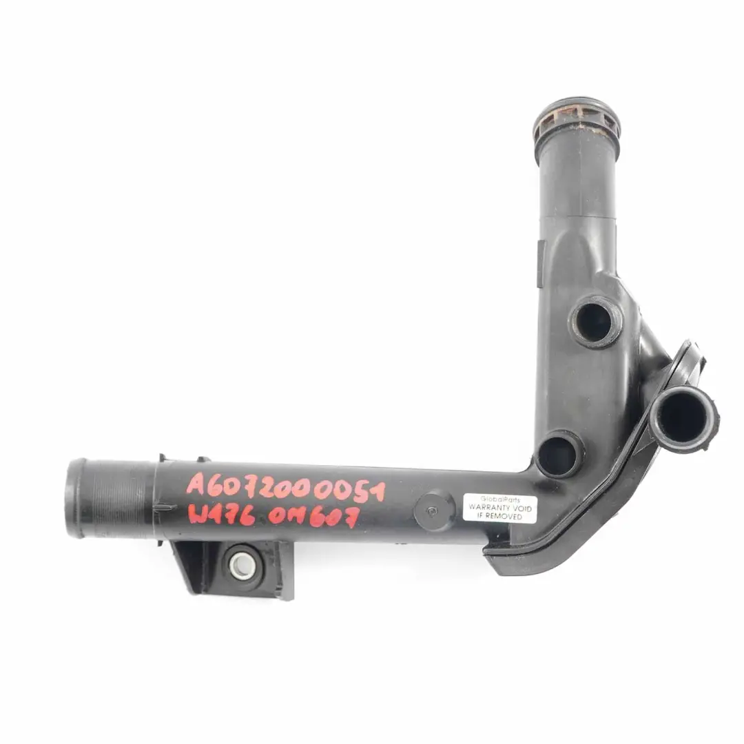Water Pipe Mercedes W176 W246 OM607 Diesel Water Pump Coolant Hose to with Part number A6072000051 Water Pipe Mercedes W176 W246 OM607 Diesel Water Pump Coolant Hose - SKU A6072000051 - Part number A6072000051