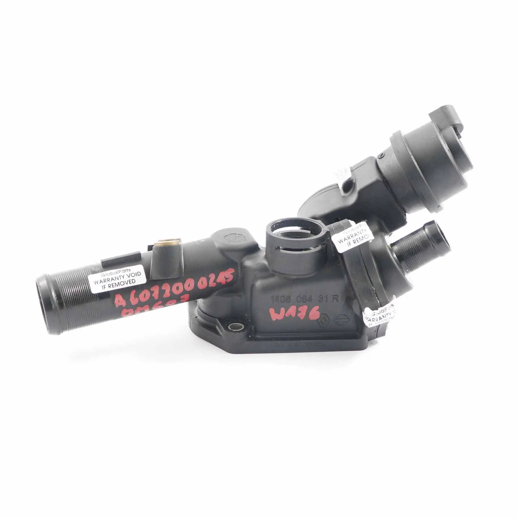 Mercedes W176 W246 OM607 Termostato refrigerante Alloggiamento Unità A6072000215