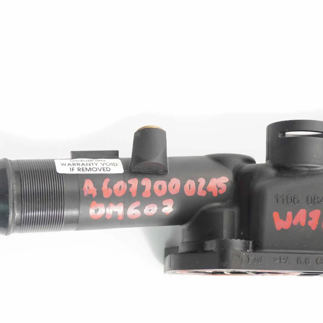 Mercedes W176 W246 OM607 Termostato refrigerante Alloggiamento Unità - SKU A6072000215 - Numero di parte A6072000215