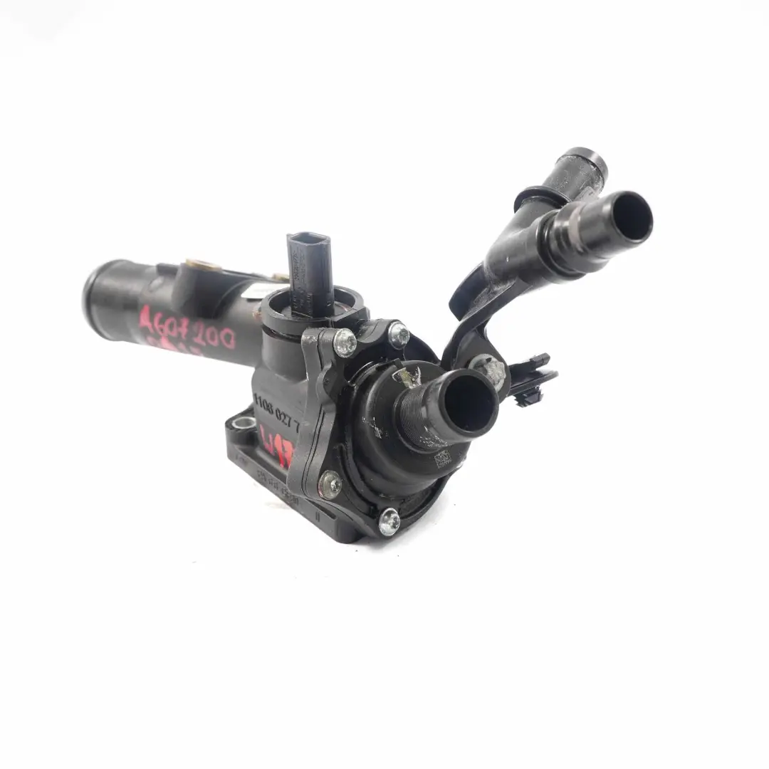 OM607 Carcasa termostato refrigerante Unidad de refrigeración para Mercedes W176 W246 con número de pieza A6072000415 Mercedes W176 W246 OM607 Carcasa termostato refrigerante Unidad de refrigeración - SKU A6072000415 - Número de pieza A6072000415