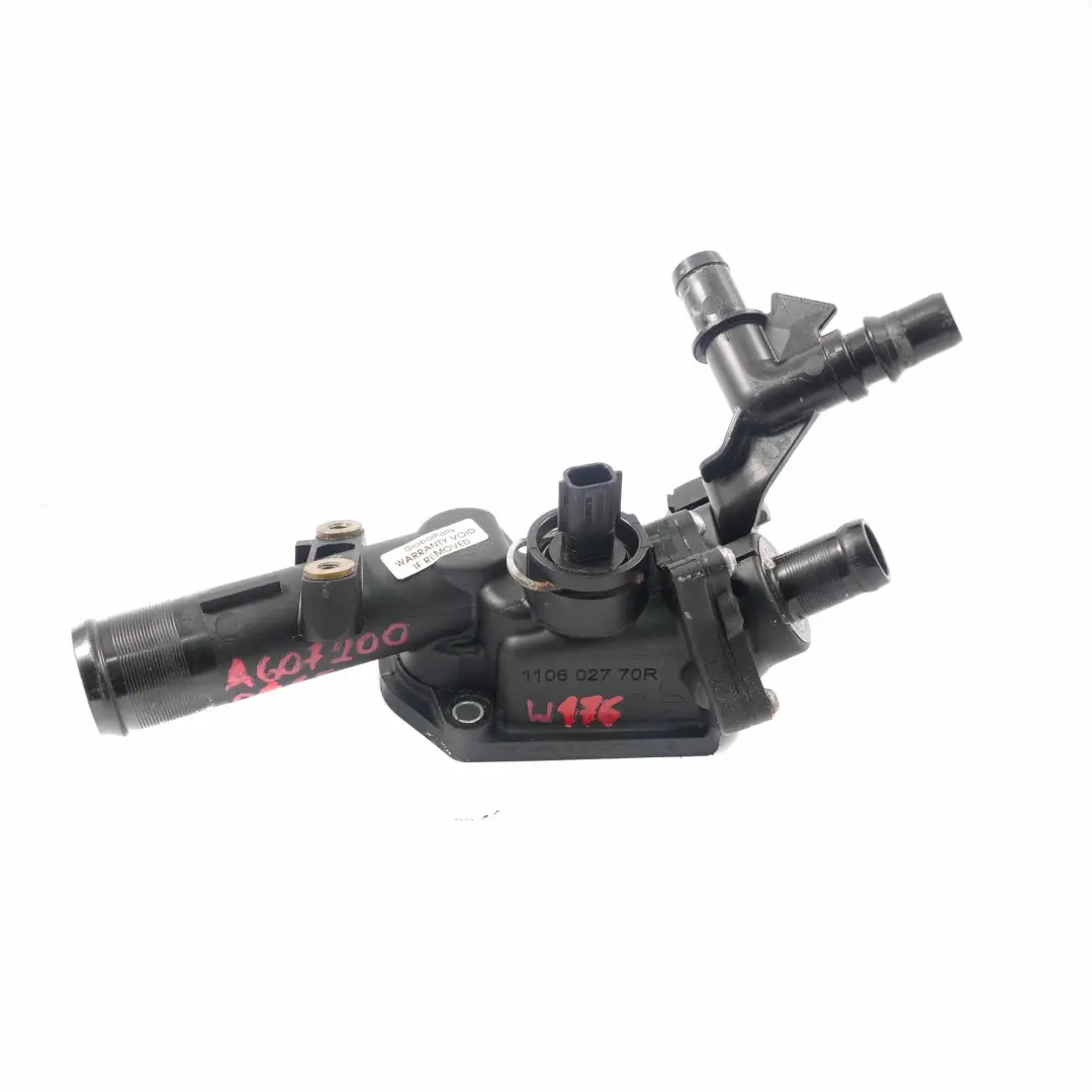 OM607 Carcasa termostato refrigerante Unidad de refrigeración para Mercedes W176 W246 con número de pieza A6072000415 Mercedes W176 W246 OM607 Carcasa termostato refrigerante Unidad de refrigeración - SKU A6072000415 - Número de pieza A6072000415