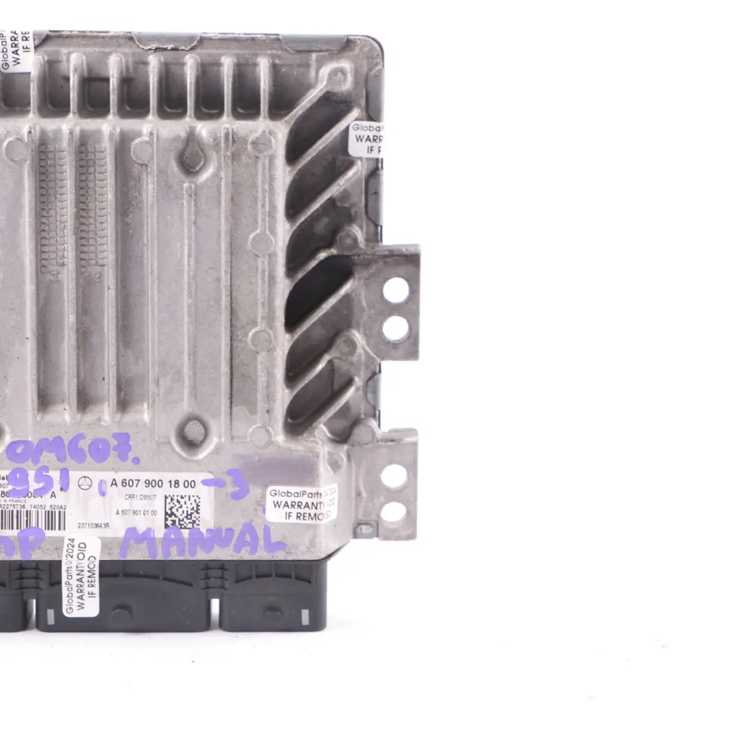 A180 CDI OM607.951 109HP Engine ECU Manual to Mercedes W176 with Part number A6079001800 Mercedes W176 A180 CDI OM607.951 109HP Engine ECU Manual - SKU A6079001800-3 - Part number A6079001800