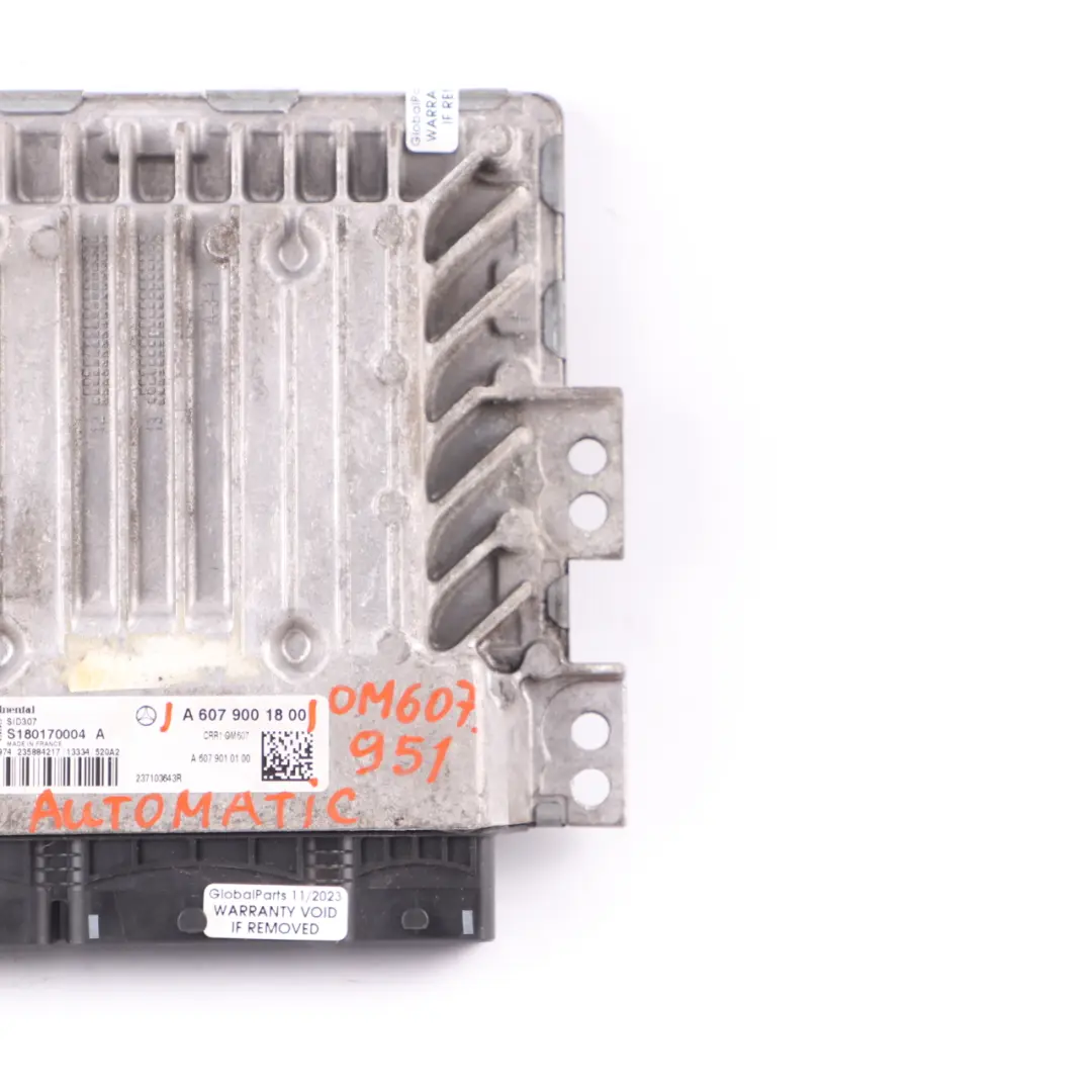 Mercedes W176 A180 CDI OM607.951 109HP Engine ECU Automatic - SKU A6079001800 - Part number A6079001800