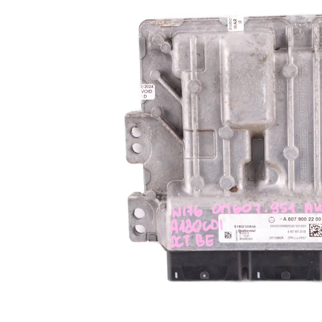 Mercedes W176 A180 CDI OM607 109HP BlueEFFICIENCY Engine Unit ECU - SKU A6079002200-2 - Part number A6079002200