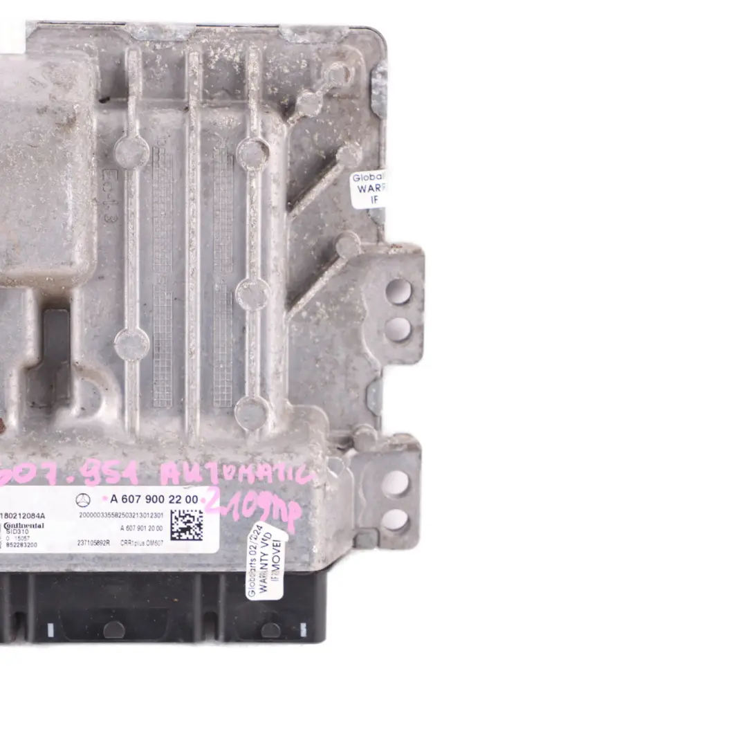 A180 CDI OM607 109HP BlueEFFICIENCY Engine Unit ECU to Mercedes W176 with Part number A6079002200 Mercedes W176 A180 CDI OM607 109HP BlueEFFICIENCY Engine Unit ECU - SKU A6079002200-2 - Part number A6079002200