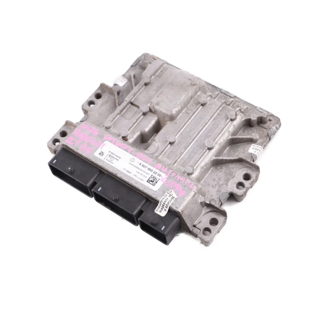 Mercedes W176 A180 CDI OM607 109HP BlueEFFICIENCY Engine Unit ECU - SKU A6079002200-2 - Part number A6079002200