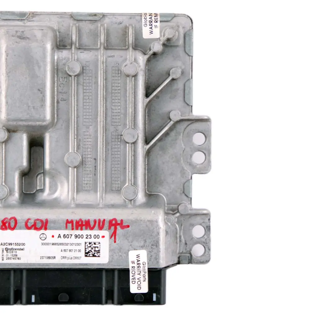 Mercedes W176 W246 180 CDI OM607 Unidad de Control del Motor ECU - SKU A6079002300-1 - Número de pieza A6079002300