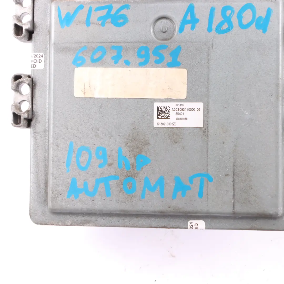 Mercedes W176 180 CDI 607.951 109HP ECU Kit Key Lock Automatic - SKU A6079002300-5 - Part number A6079002300
