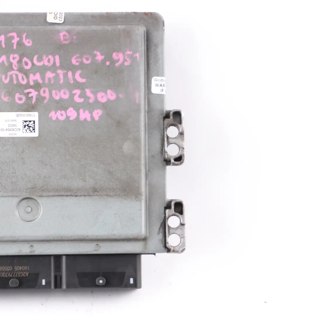 Mercedes W176 W246 180 CDI 607.951 109HP Unité Moteur ECU - SKU A6079002300 - Numéro de pièce A6079002300