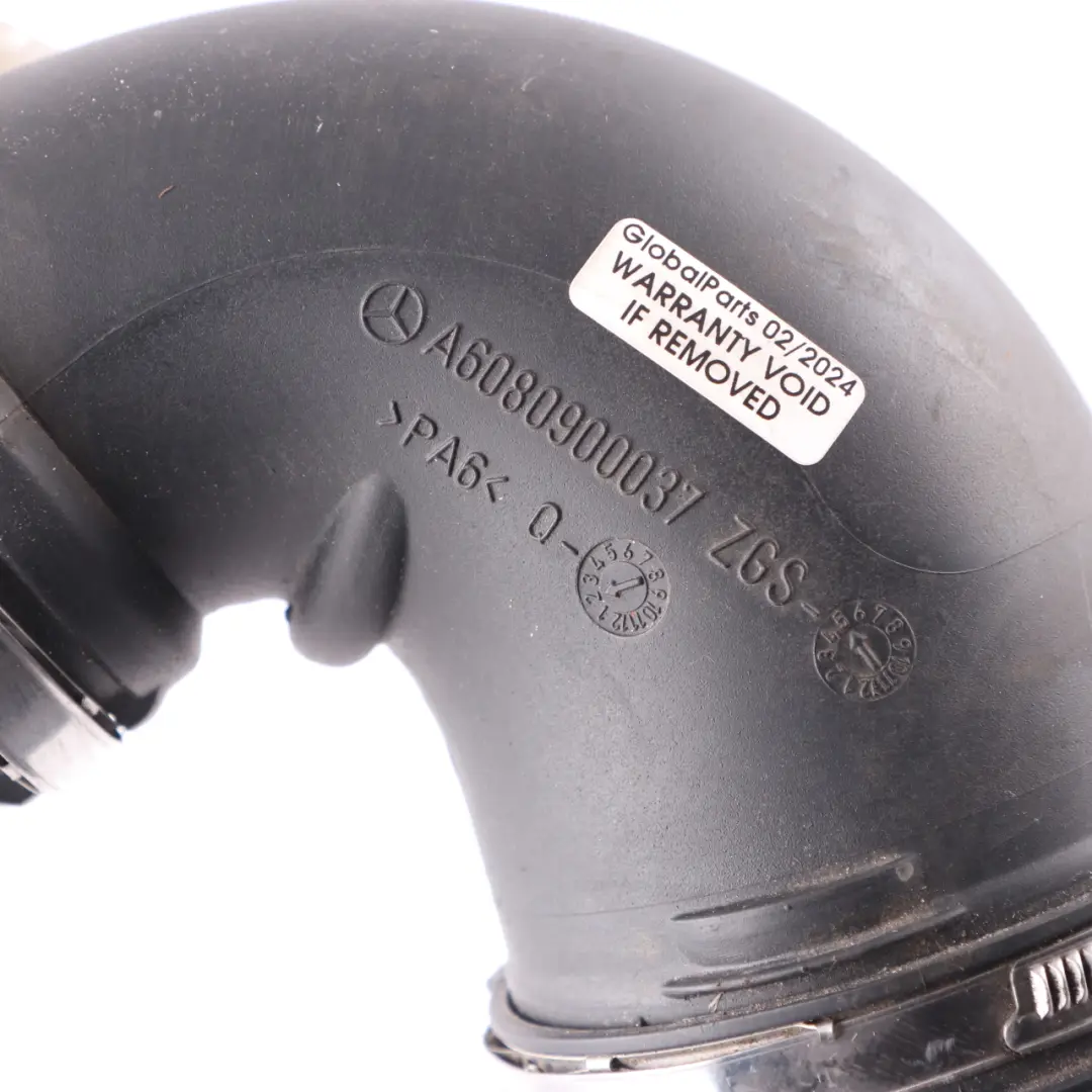Mercedes W177 OM608 Motore Diesel Tubo aspirazione pulita ingresso - SKU A6080900037 - Numero di parte A6080900037