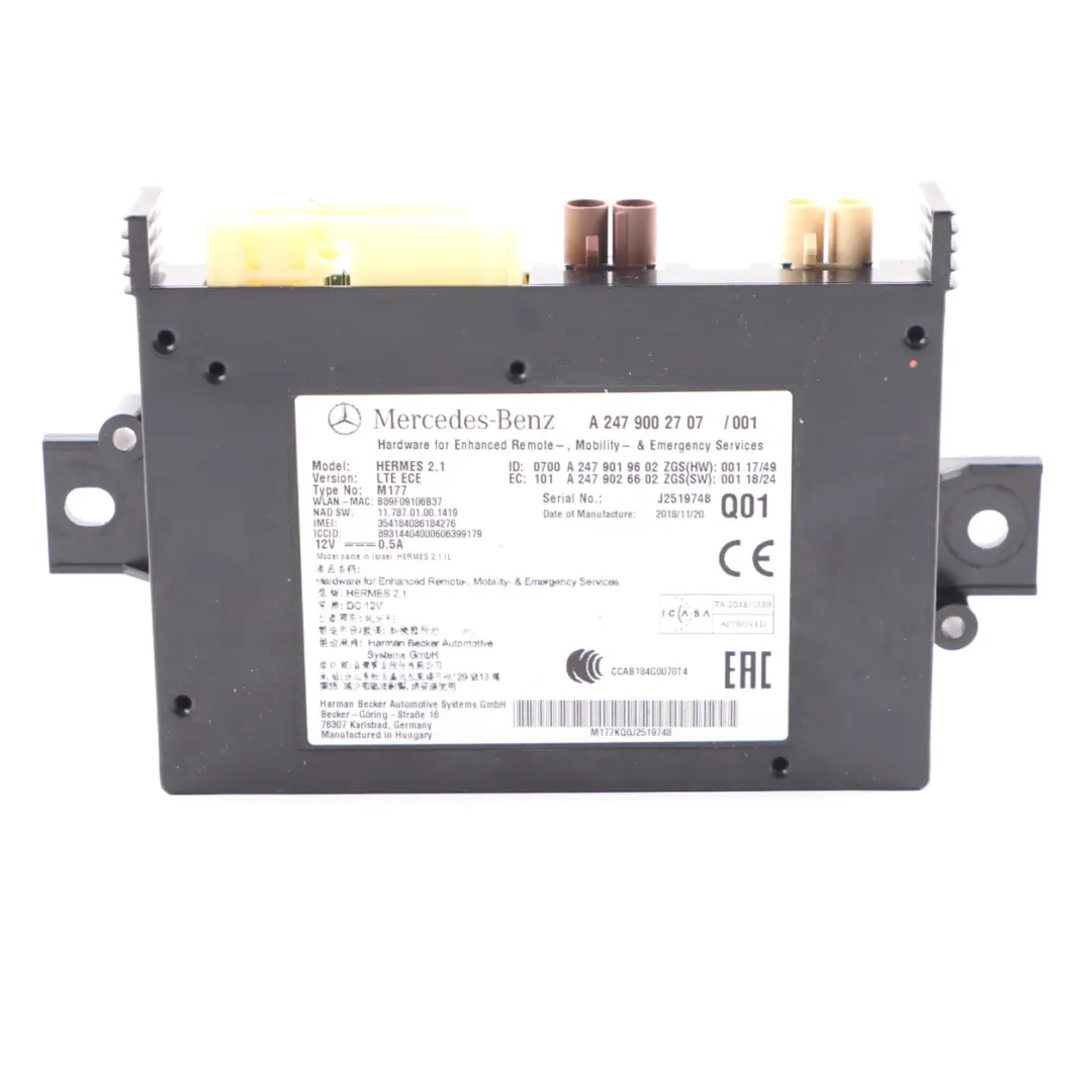 A180d 116HP OM608.915 Engine ECU Kit Key Lock to Mercedes W177 with Part number A6089001500 Mercedes W177 A180d 116HP OM608.915 Engine ECU Kit Key Lock - SKU A6089001500-1 - Part number A6089001500