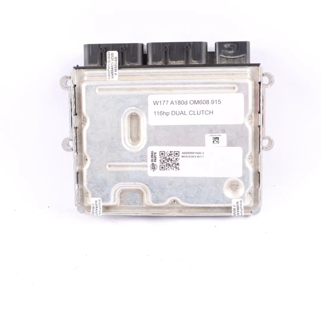 Mercedes W177 A180d 116hp 608.915 Engine ECU Kit Key BCM Dual Clutch - SKU A6089001500-3 - Part number A6089001500