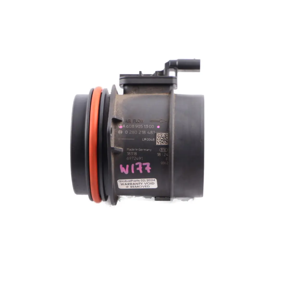 OM608 Diesel Medidor de Masa de Aire Sensor para Mercedes C118 W177 W247 con número de pieza A6089051300 Mercedes C118 W177 W247 OM608 Diesel Medidor de Masa de Aire Sensor - SKU A6089051300 - Número de pieza A6089051300