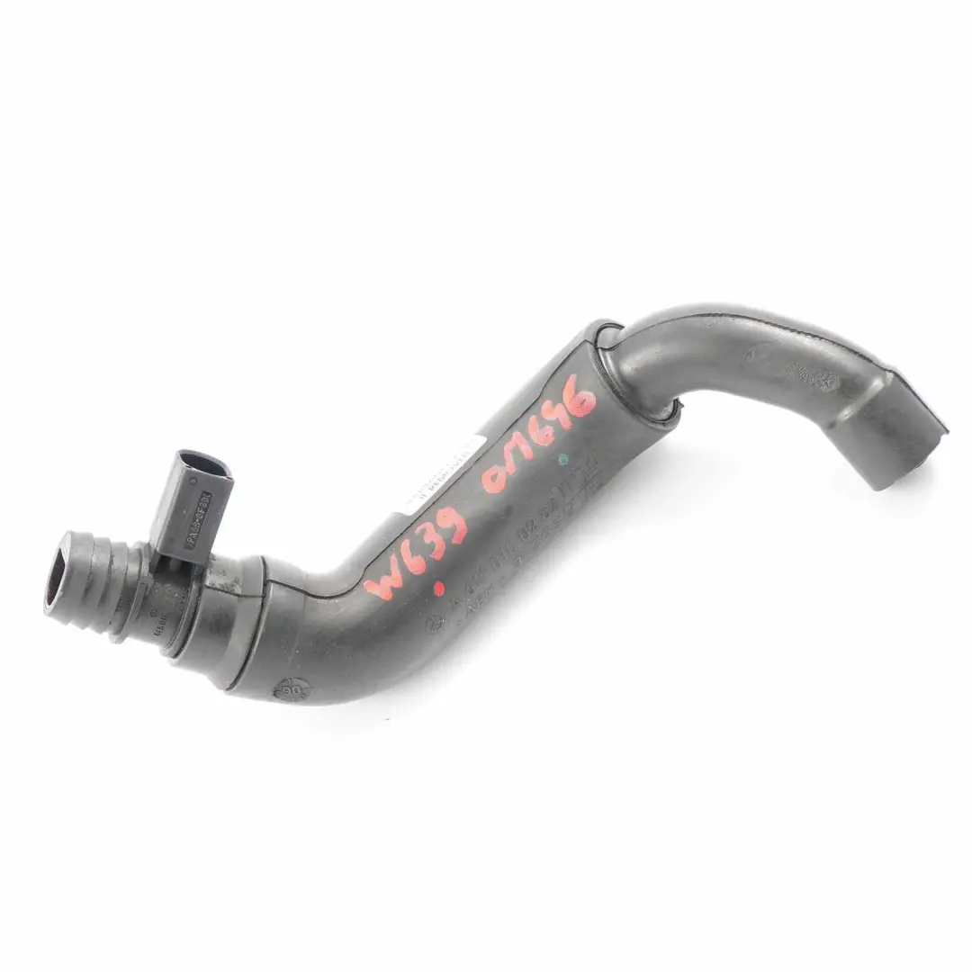 Manguera Admisión Aire Tubo Diesel OM646 para Mercedes Vito W639 con número de pieza A6110100282 Mercedes Vito W639 Manguera Admisión Aire Tubo Diesel OM646 - SKU A6110100282 - Número de pieza A6110100282