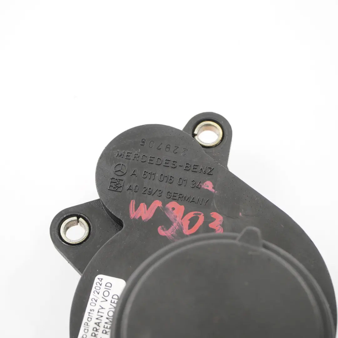 W903 OM611 Kurbel Gehäuse Entlüftungs Ventil für Mercedes mit Teilenummer A6110160134 Mercedes W903 OM611 Kurbel Gehäuse Entlüftungs Ventil - SKU A6110160134 - Teilenummer A6110160134