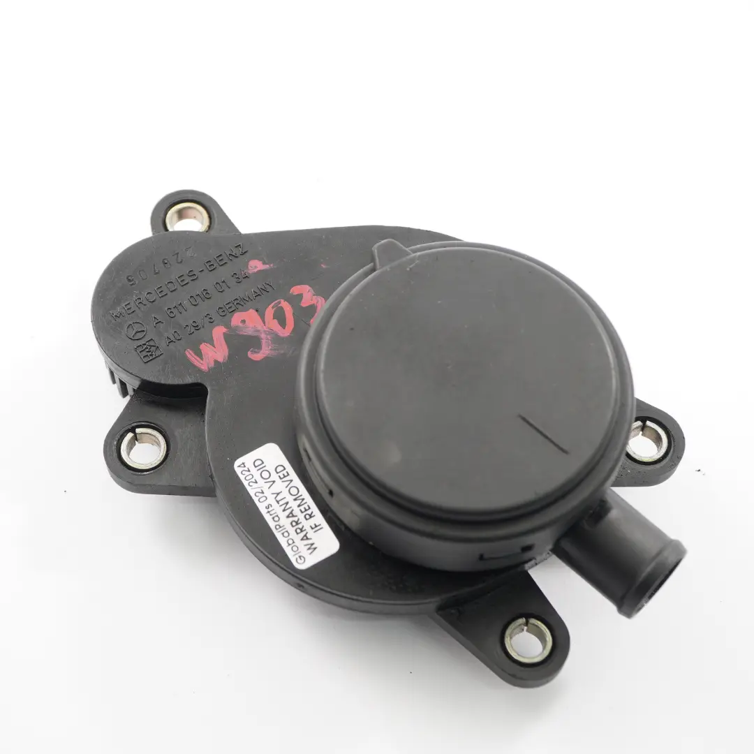 Mercedes W903 OM611 Valve De Reniflard De Carter De Vilebrequin - SKU A6110160134 - Numéro de pièce A6110160134