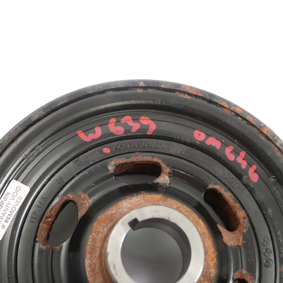 OM611 OM646 Poulie Vilebrequin pour Mercedes W202 W204 W211 Vito W639 à propos du numéro de pièce A6110300503 Mercedes W202 W204 W211 Vito W639 OM611 OM646 Poulie Vilebrequin - SKU A6110300503 - Numéro de pièce A6110300503