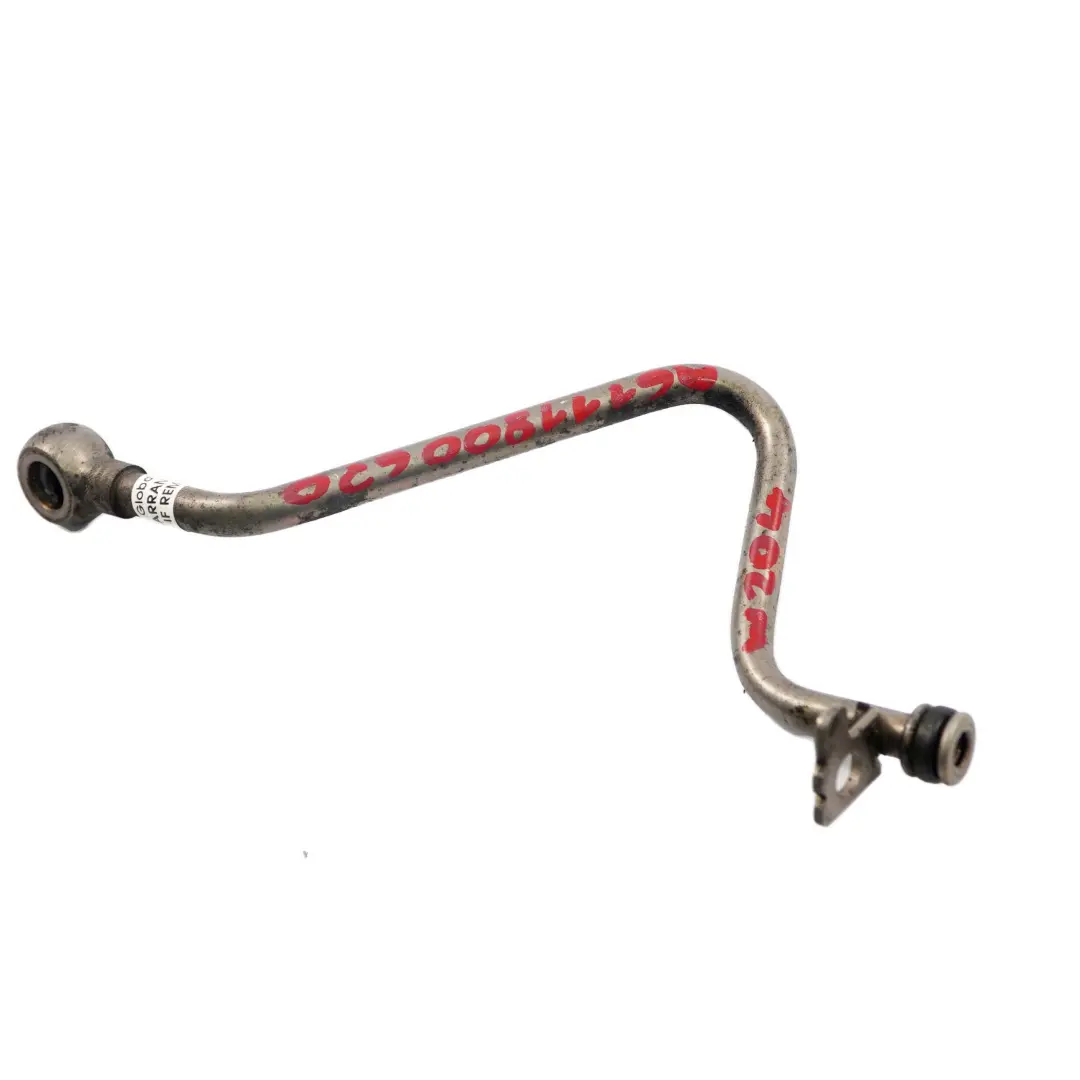 OM611.646 Línea Alimentación Aceit Turbocompresor para Mercedes W204 W211 con número de pieza A6111800620 Mercedes W204 W211 OM611.646 Línea Alimentación Aceit Turbocompresor - SKU A6111800620 - Número de pieza A6111800620