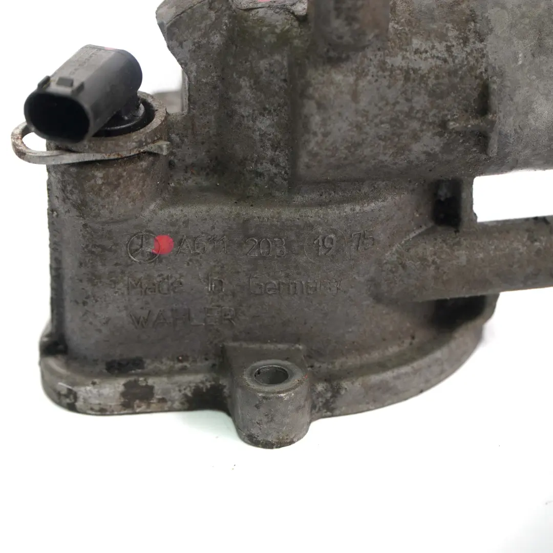 OM646 Termostato Acqua Fredda Acqua A6112031975 per Mercedes W639 Diesel con numero di parte A6112000715 Mercedes W639 Diesel OM646 Termostato Acqua Fredda Acqua A6112031975 - SKU A6112000715 - Numero di parte A6112000715