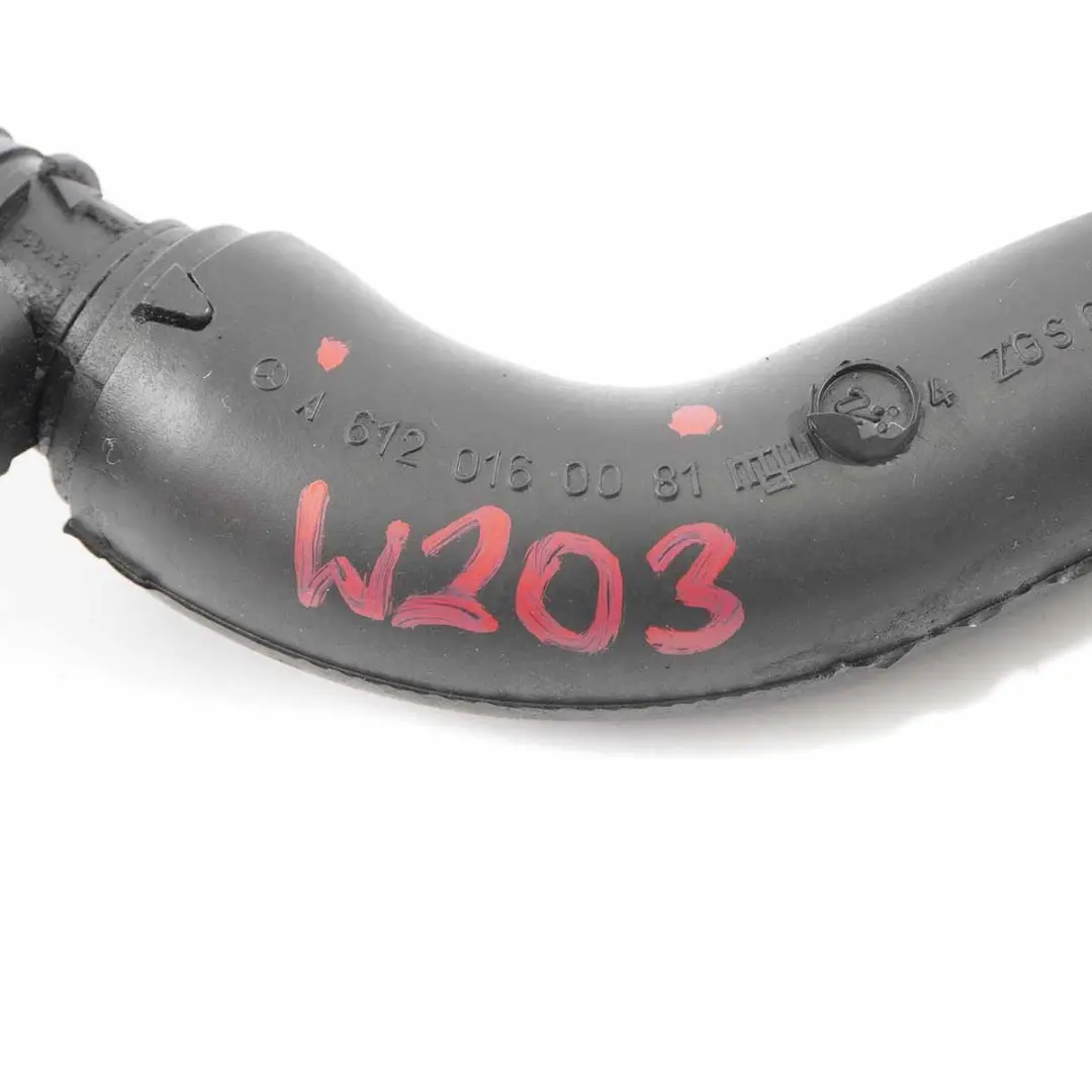 Mercedes W203 OM612 Oil Separator Crankcase Vent Valve Pipe Hose A6120160081 - SKU A6120161181 - Part number A6120161181
