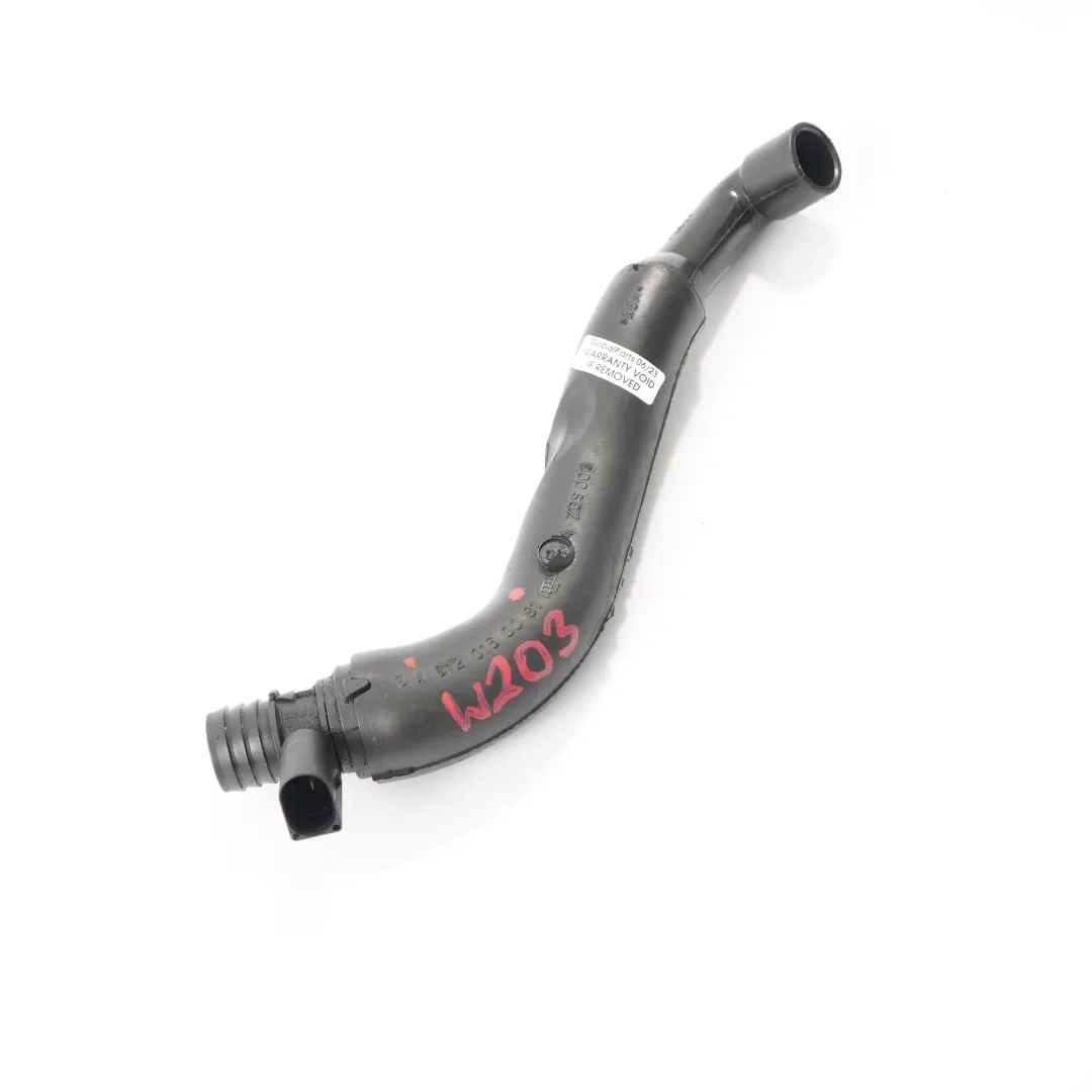 Mercedes W203 OM612 Oil Separator Crankcase Vent Valve Pipe Hose A6120160081 - SKU A6120161181 - Part number A6120161181
