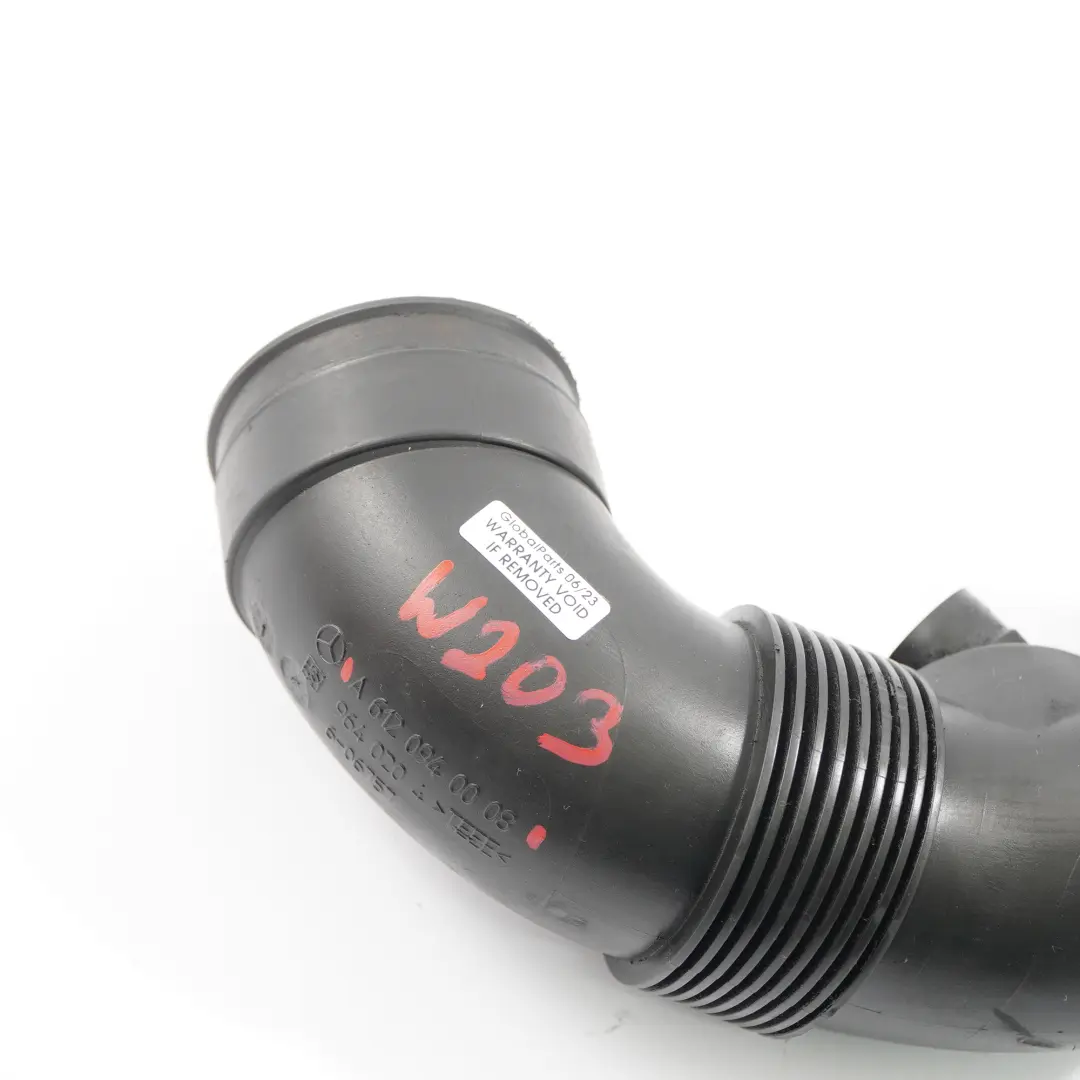  Tuyau d'admission d'air Mercedes W203 W209 OM612 Tuyau filtre à air - SKU A6120940008 - Numéro de pièce A6120940008