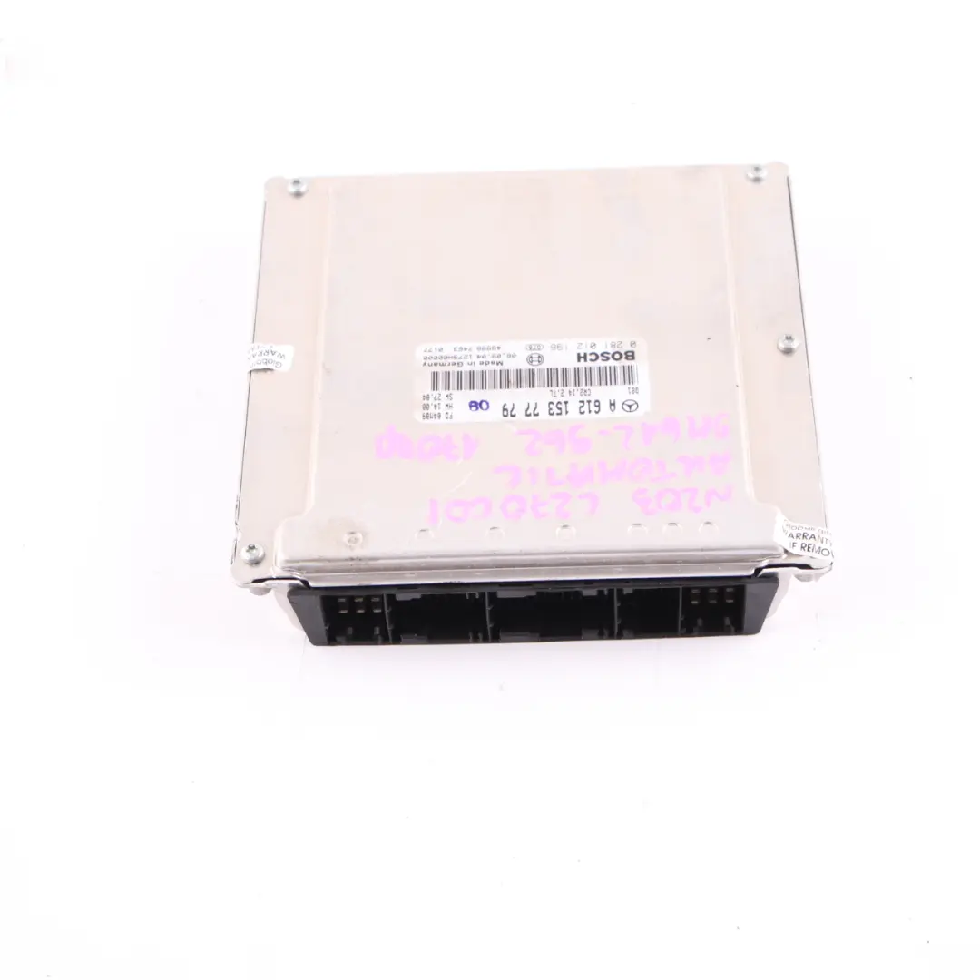 270CDI OM612.962 170HP Engine Unit ECU Automatic to Mercedes W203 W209 with Part number A6121537779 Mercedes W203 W209 270CDI OM612.962 170HP Engine Unit ECU Automatic - SKU A6121537779 - Part number A6121537779
