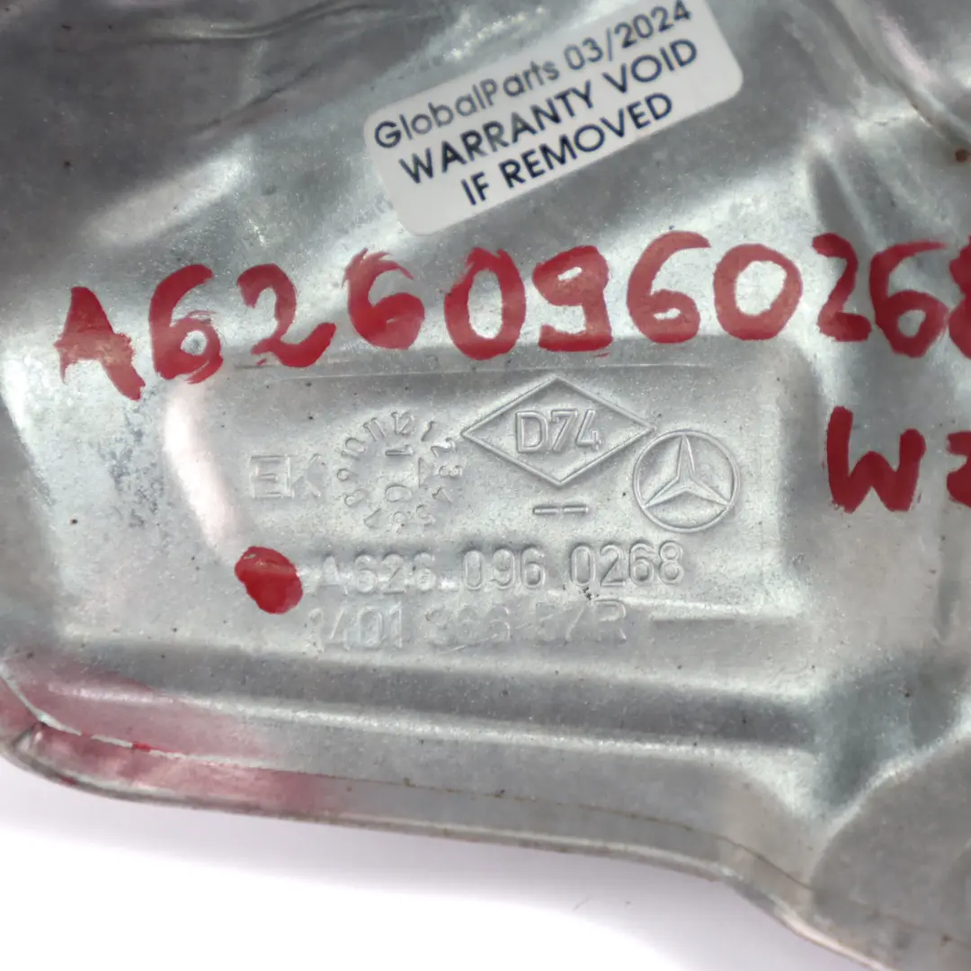  Piastra di schermatura Mercedes W205 OM626 Schermo termico del turbo - SKU A6260960268 - Numero di parte A6260960268