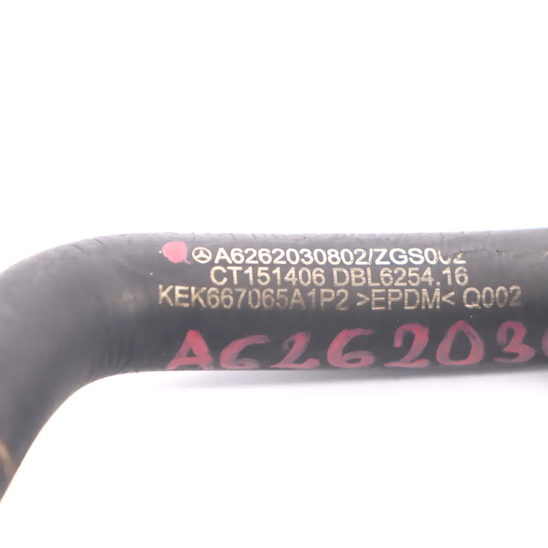  Manguera refrigerante Mercedes W205 Diesel OM626 Termostato depósito expansión - SKU A6262030000 - Número de pieza A6262030000