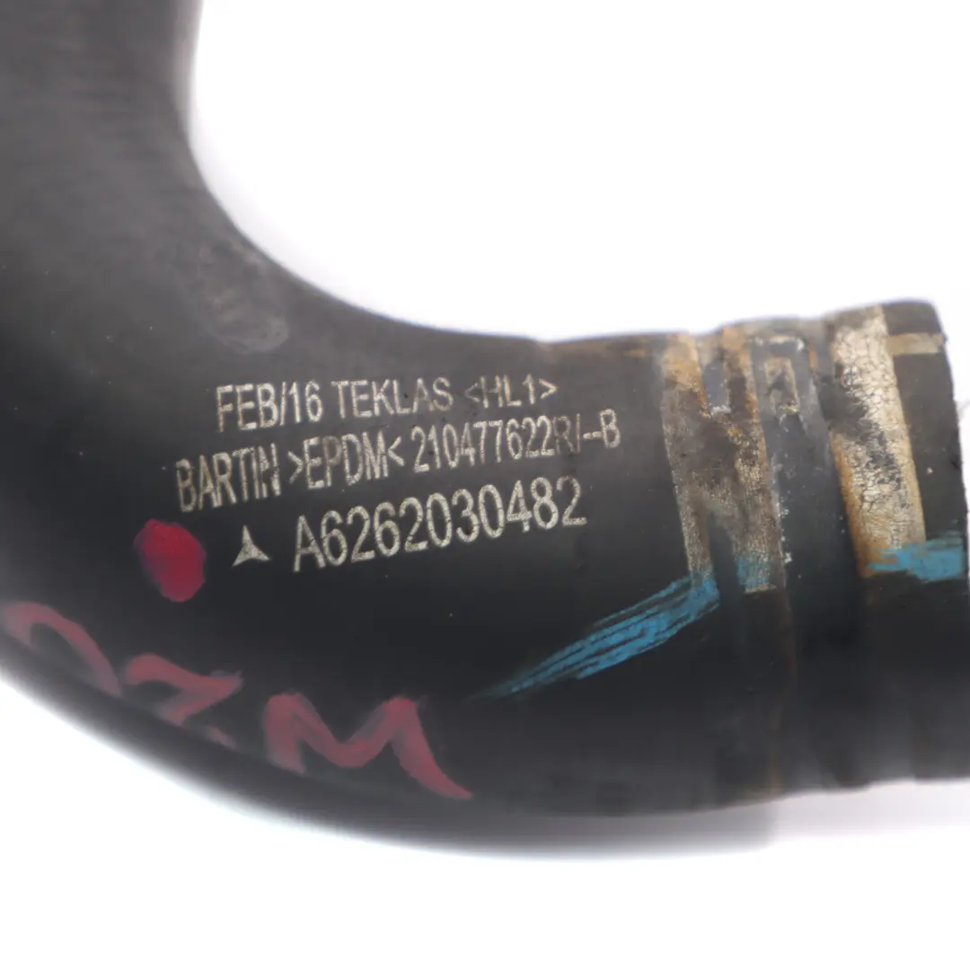 Tuyau de refroidissement Mercedes W205 OM626 Tuyau radiateur vers le thermostat pour à propos du numéro de pièce A6262030482 Tuyau de refroidissement Mercedes W205 OM626 Tuyau radiateur vers le thermostat - SKU A6262030482 - Numéro de pièce A6262030482