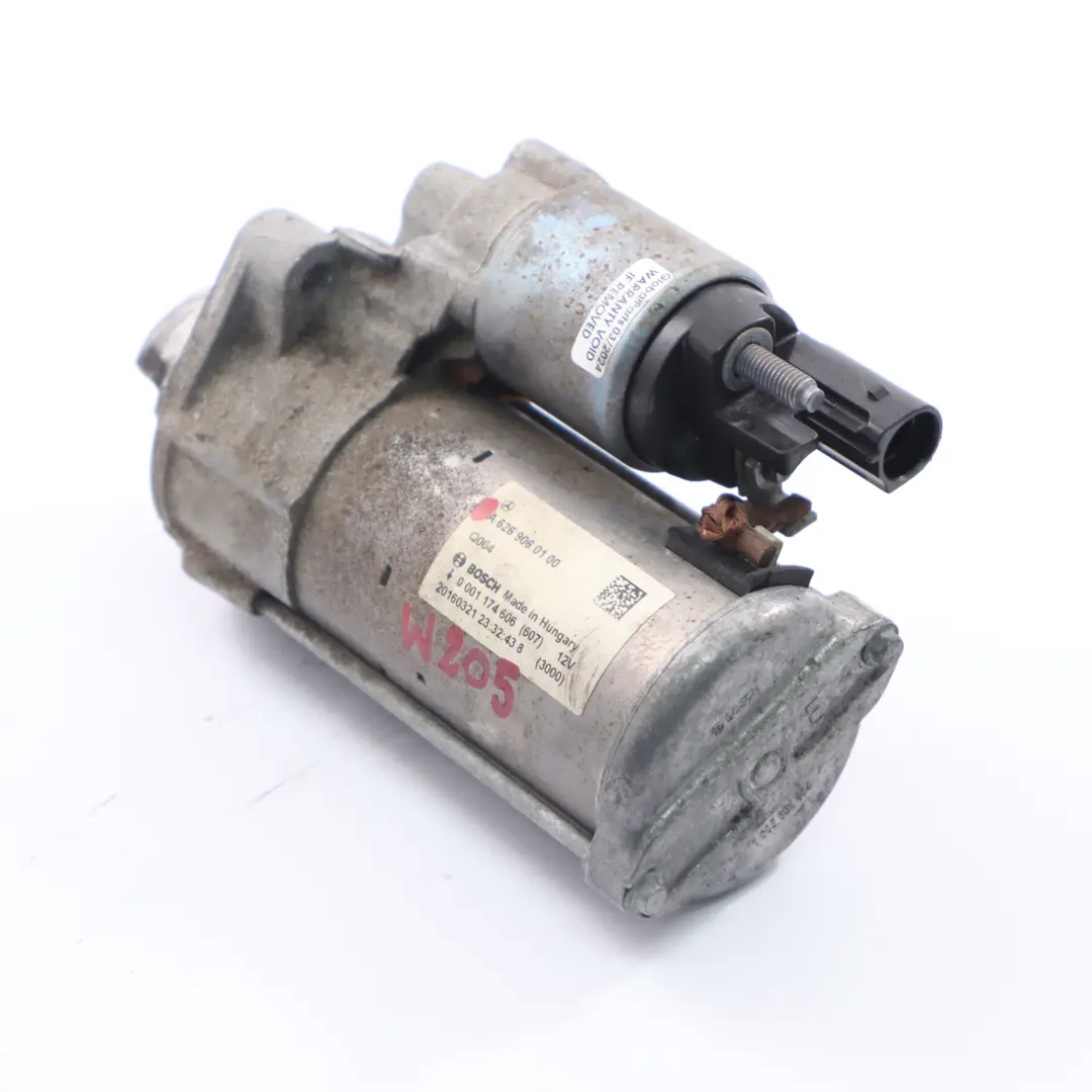 Motor de arranque Mercedes W205 Diesel OM626 Motor de arranque Bosch - SKU A6269060100 - Número de pieza A6269060100
