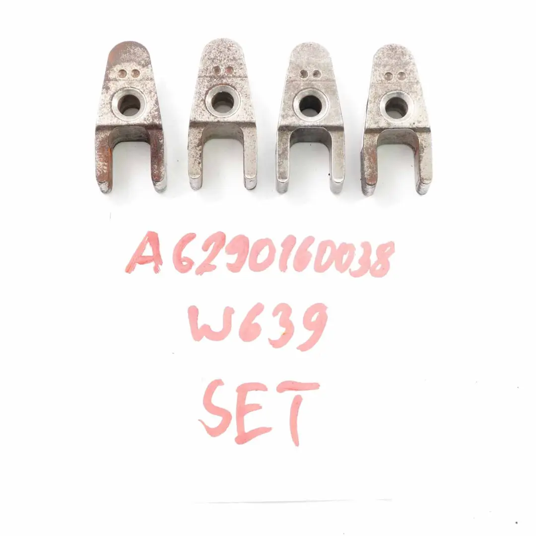 Mercedes W211 W639 OM646 Fuel Injector Nozzle Bracket Holder Set - SKU A6290160038 - Part number A6290160038