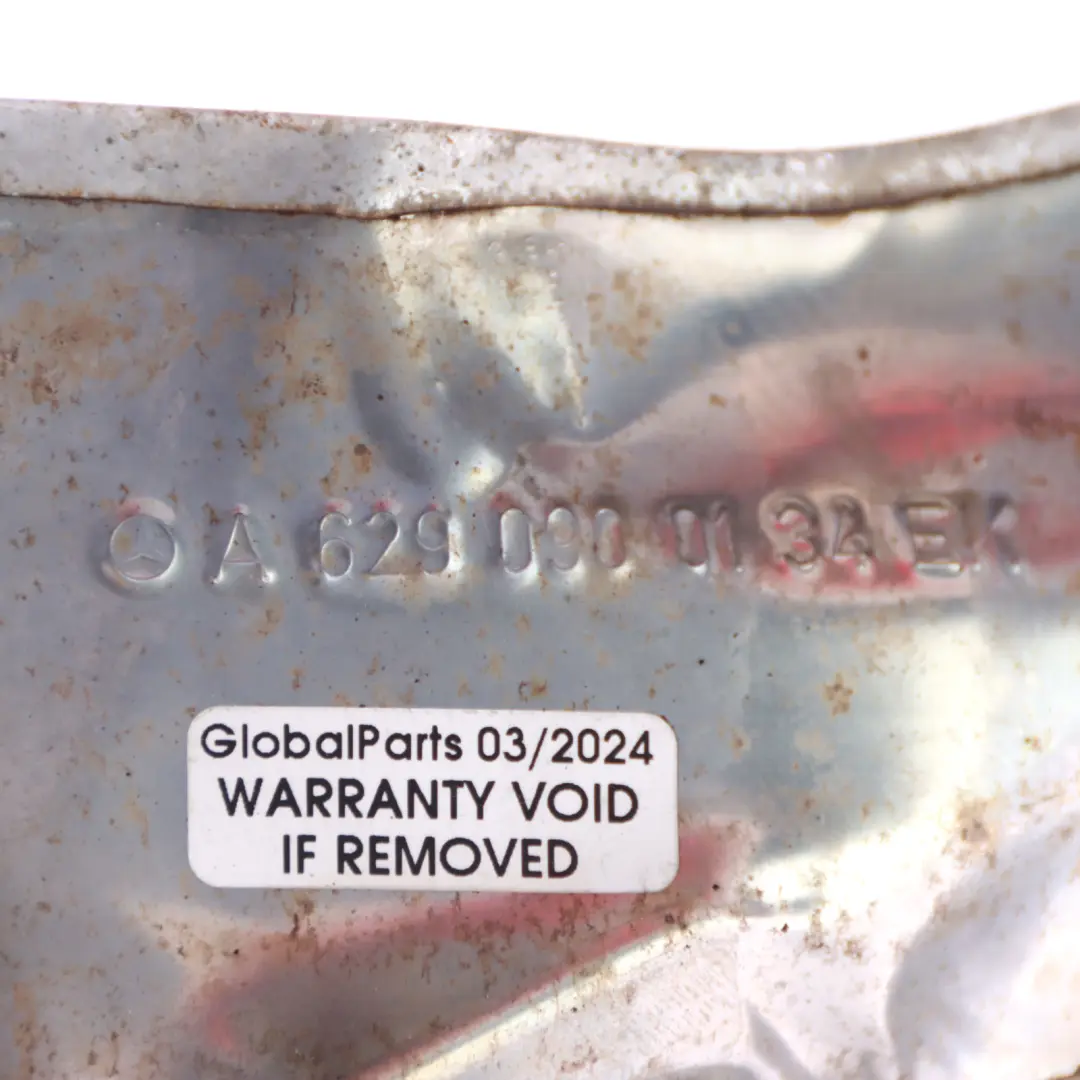 Heat Shield Mercedes W164 X164 Diesel OM629 Left Turbocharger Plate to with Part number A6290900134 Heat Shield Mercedes W164 X164 Diesel OM629 Left Turbocharger Plate - SKU A6290900134 - Part number A6290900134