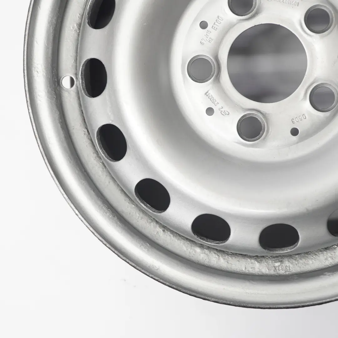 Steel Wheel Rim 15" ET:60 5,5J to Mercedes Vito W638 Silver with Part number A6384011501 Mercedes Vito W638 Silver Steel Wheel Rim 15" ET:60 5,5J - SKU A6384011501 - Part number A6384011501