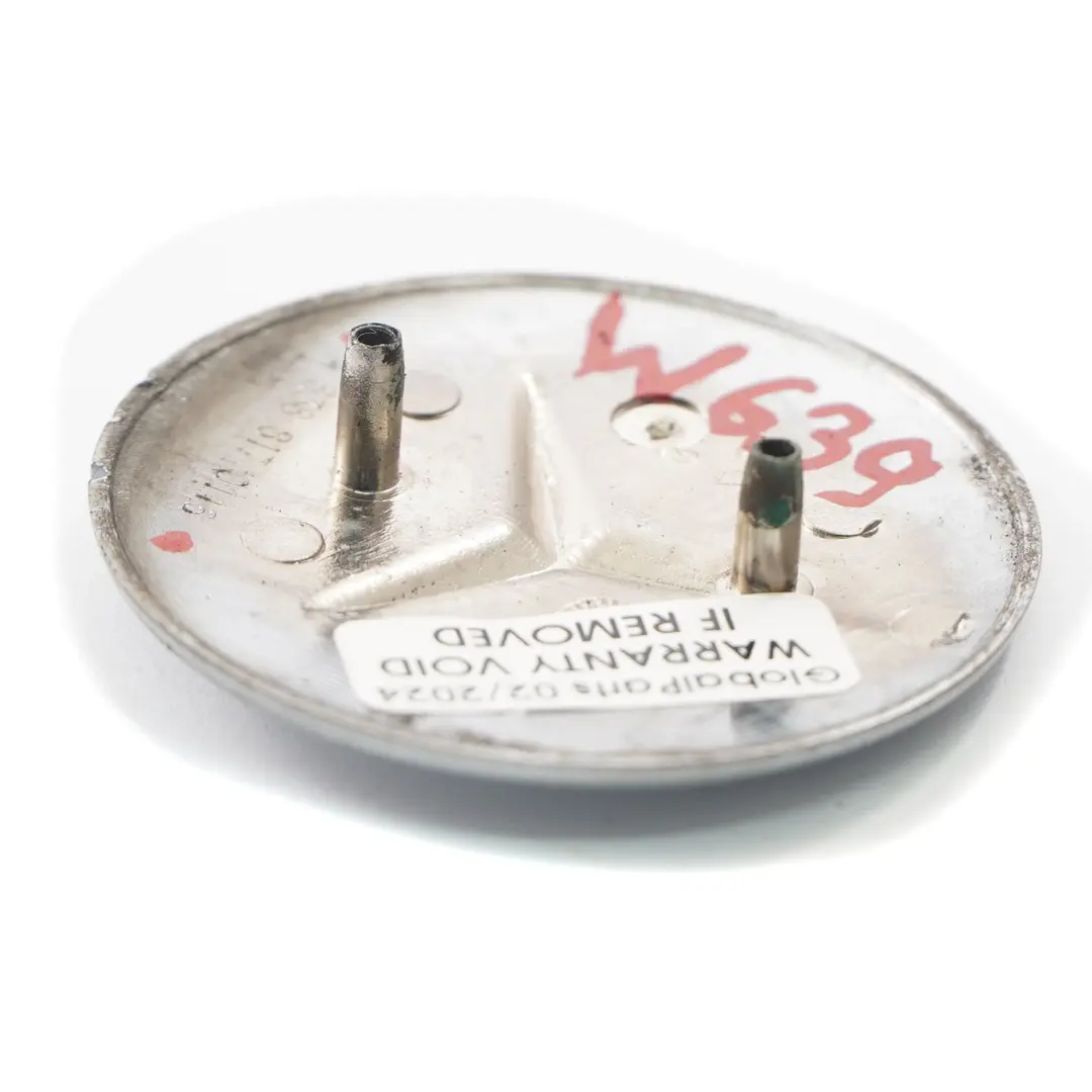 Mercedes W639 Badge avant emblème du logo du capot argenté - SKU A6388170116 - Numéro de pièce A6388170116