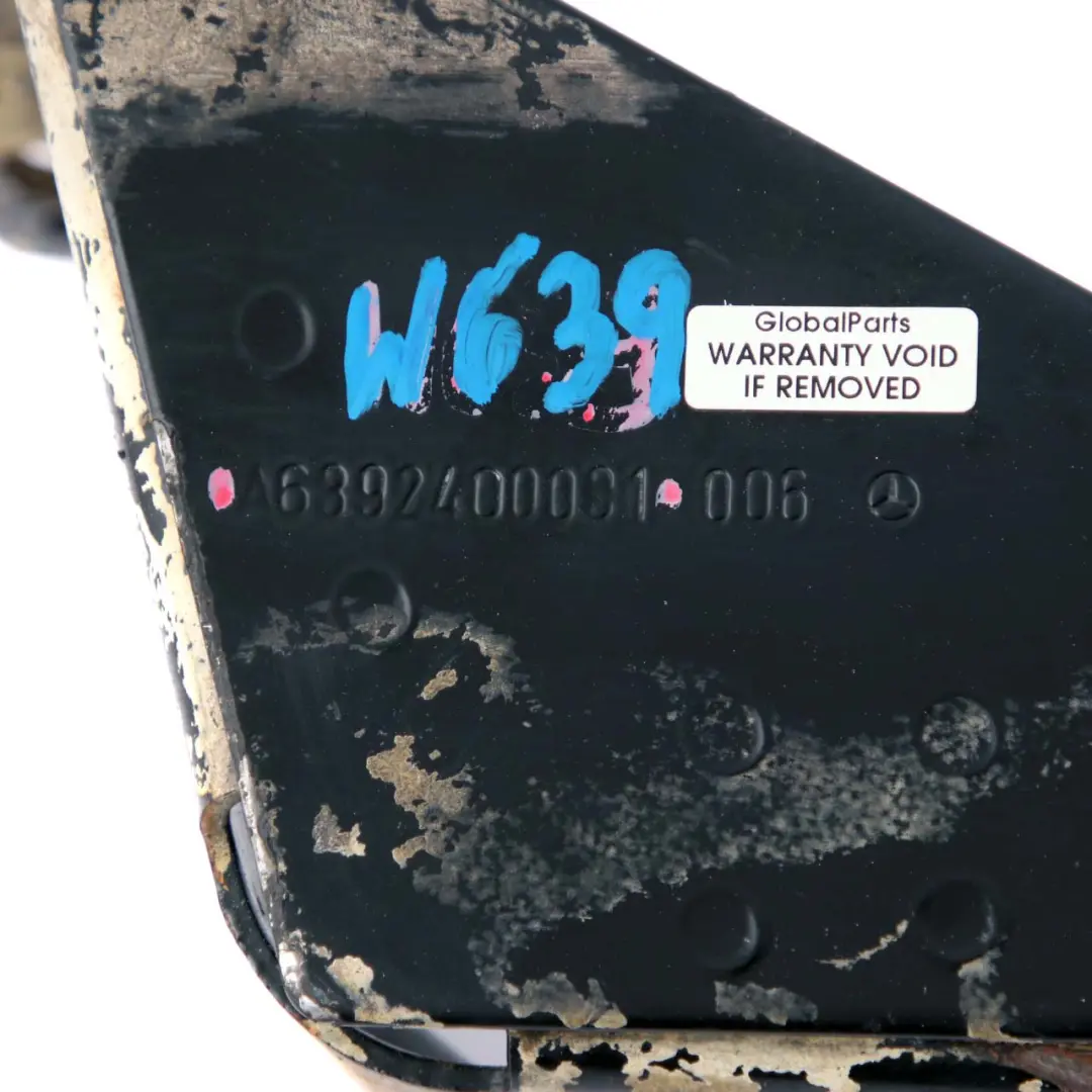  Mercedes-Benz Vito W639 Stütze Halter Halterung Umschlag - SKU A6392400001 - Teilenummer A6392400001