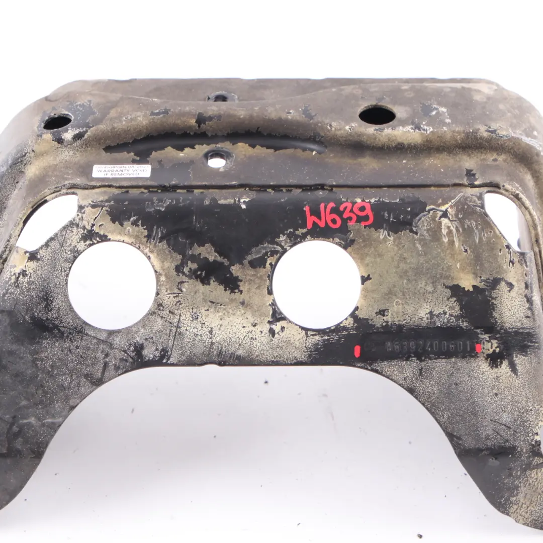 Mount Gearbox Support Holder Carrier Bracket to Mercedes W639 Engine with Part number A6392400601 Mercedes W639 Engine Mount Gearbox Support Holder Carrier Bracket - SKU A6392400601 - Part number A6392400601